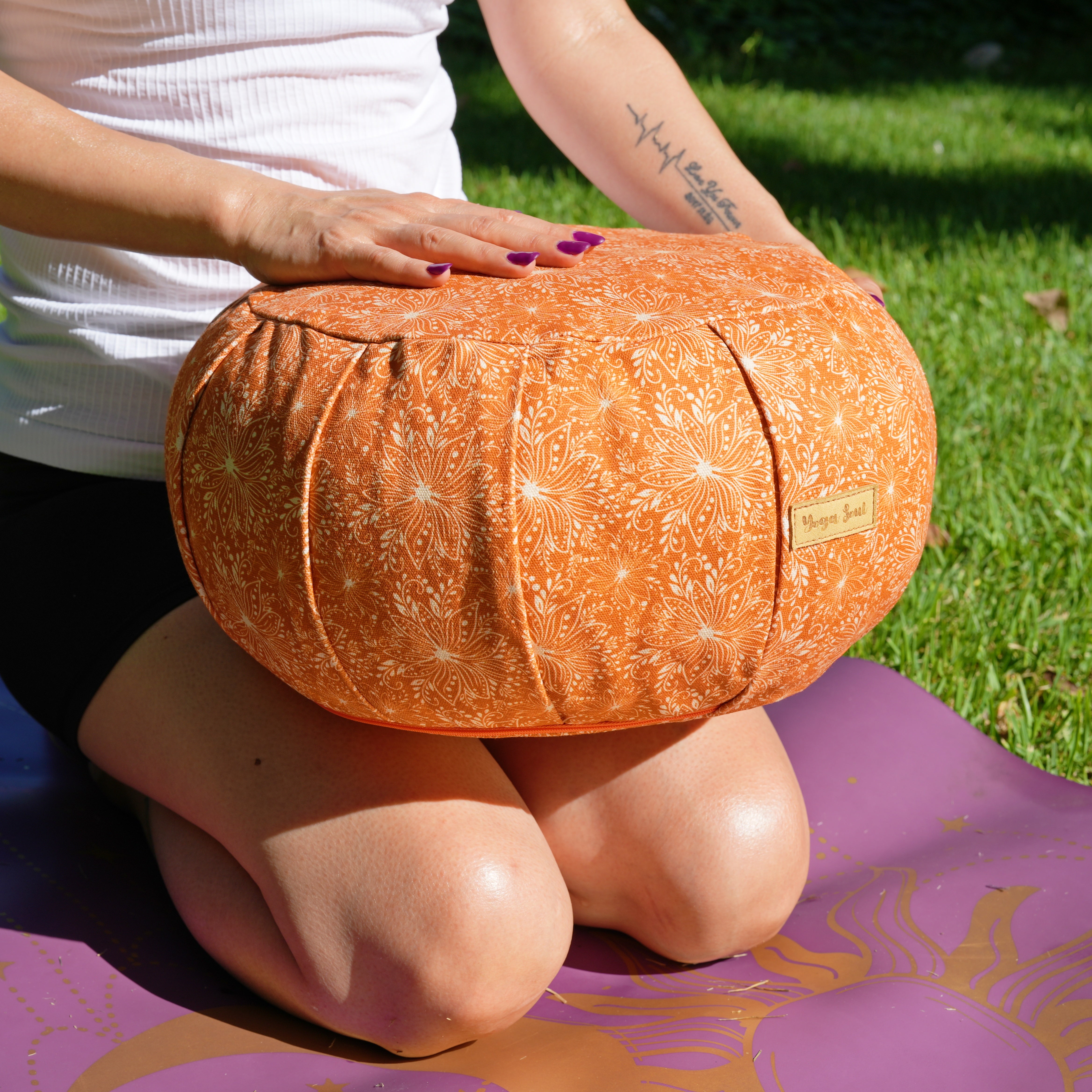 ZAFU Meditation Cushion | Lotus | Earth