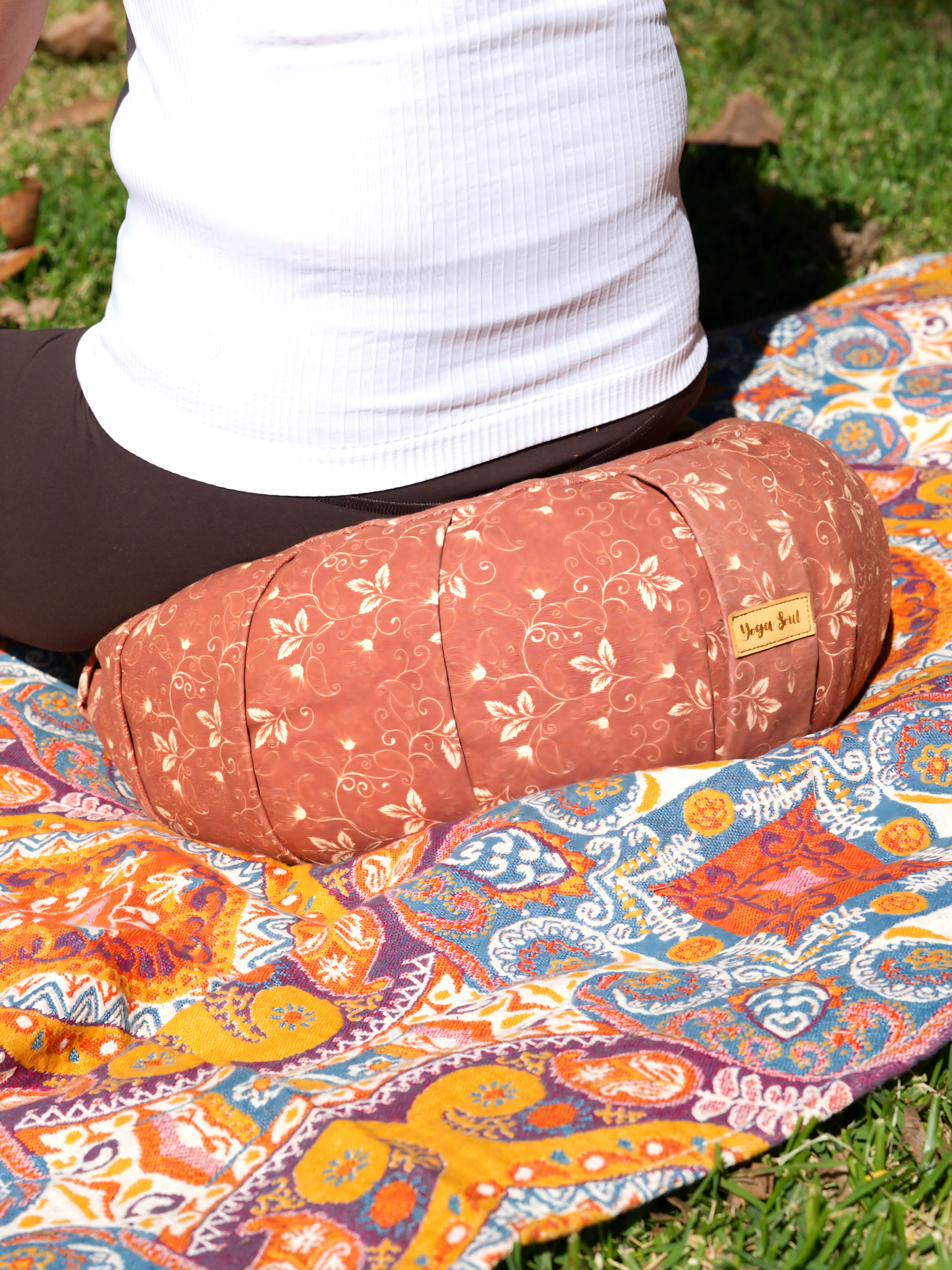 ZAFU Meditation Cushion | Water Lily | Cinnamon