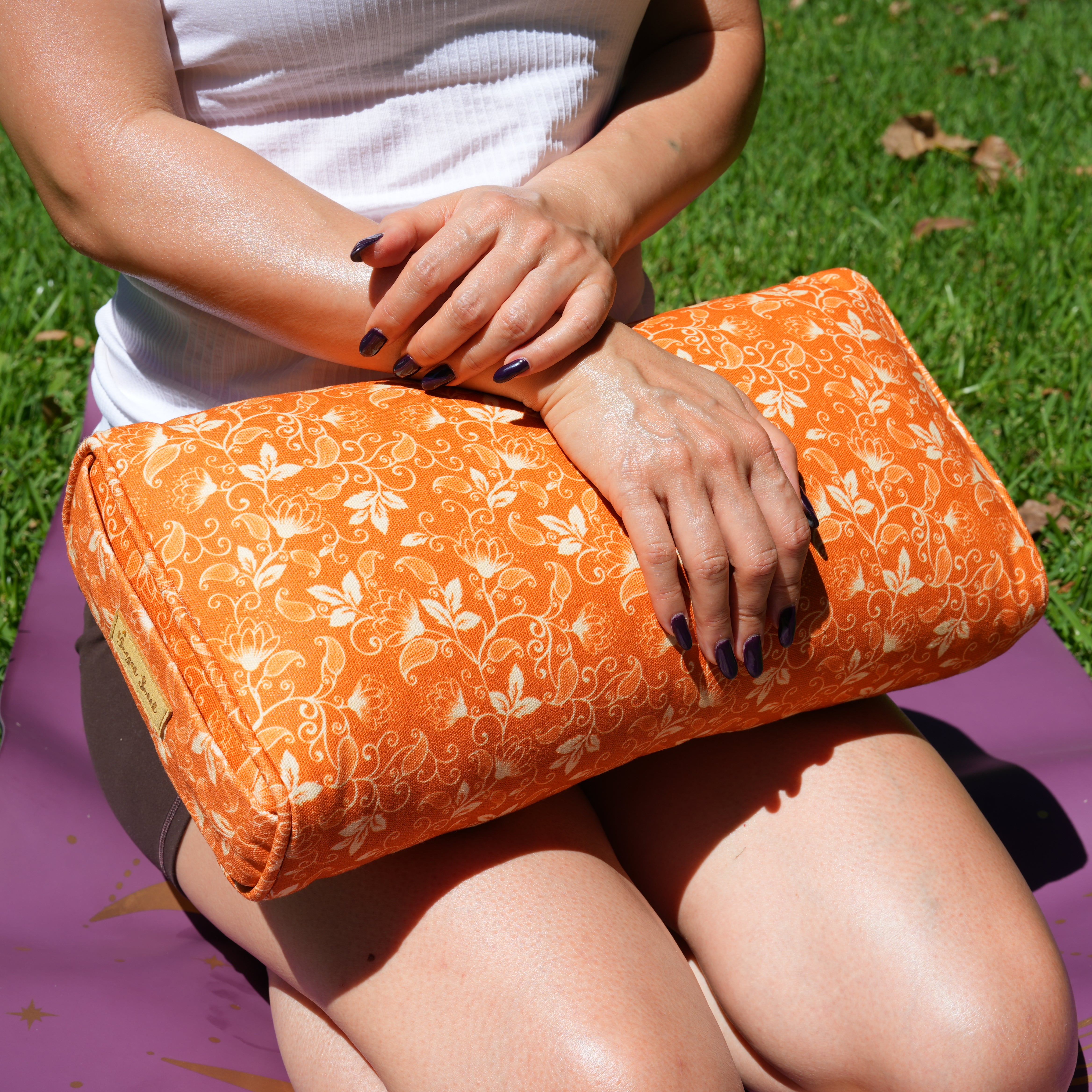 Travel Yoga Pillow | Shanti Lotus | Sunset