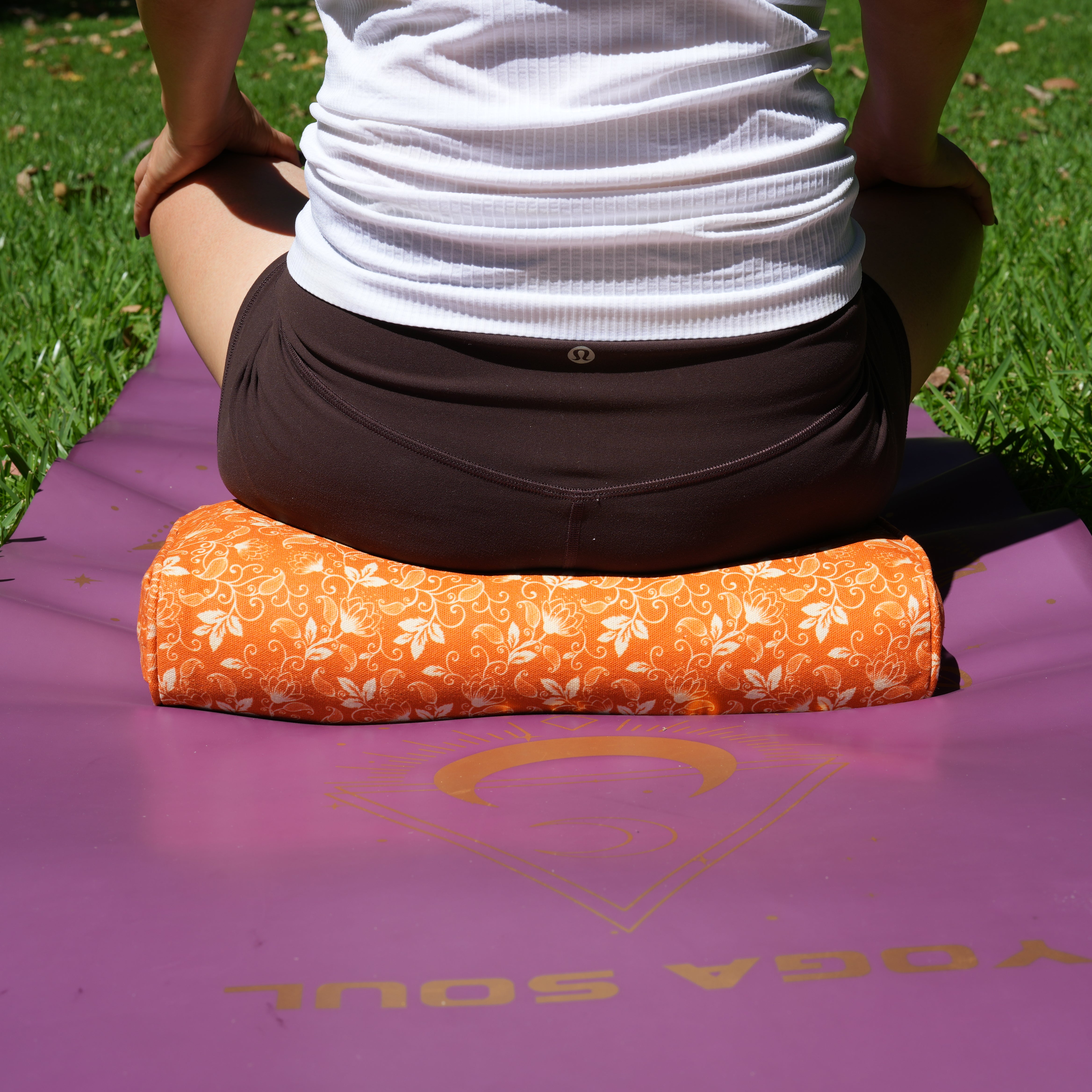 Travel Yoga Pillow | Shanti Lotus | Sunset