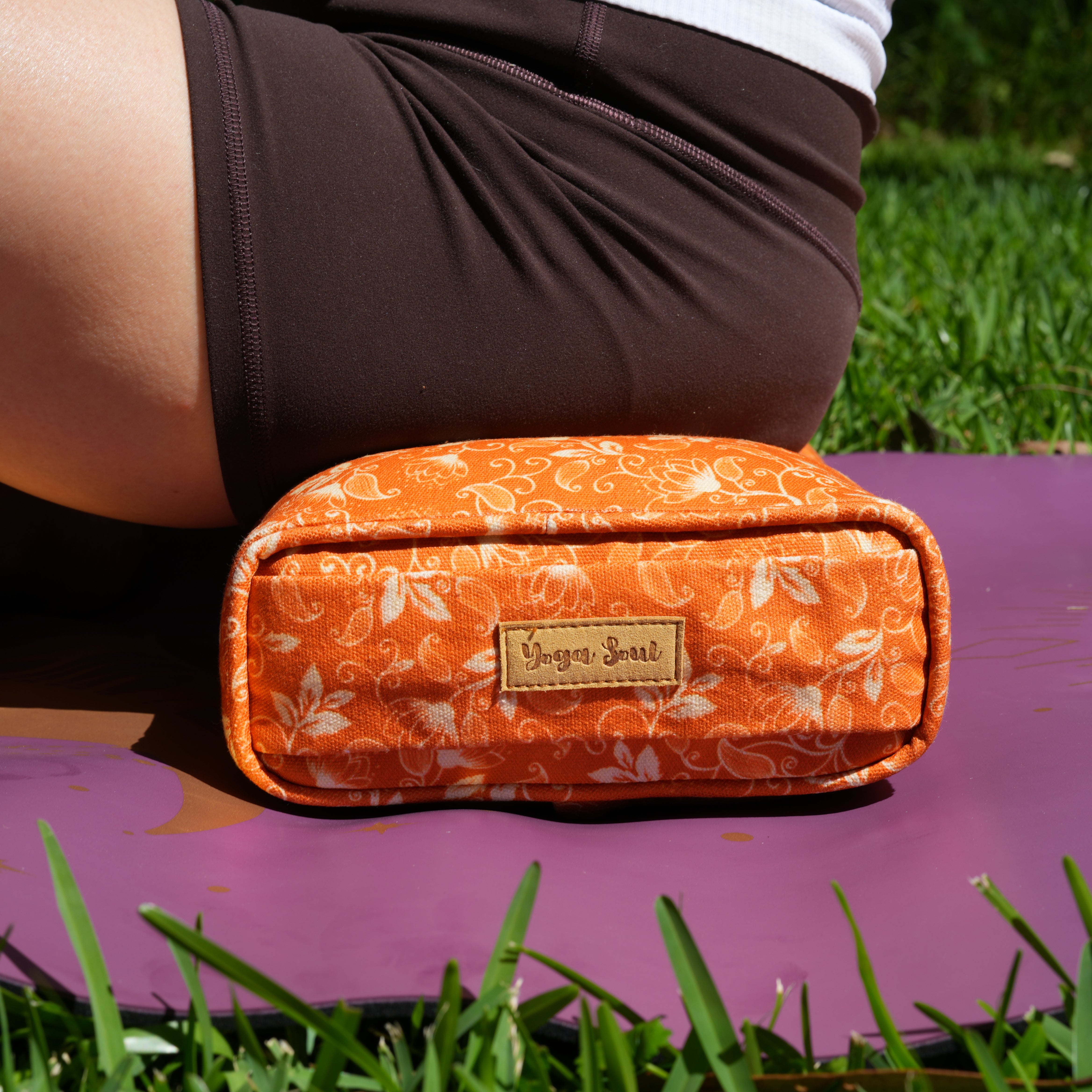 Travel Yoga Pillow | Shanti Lotus | Sunset