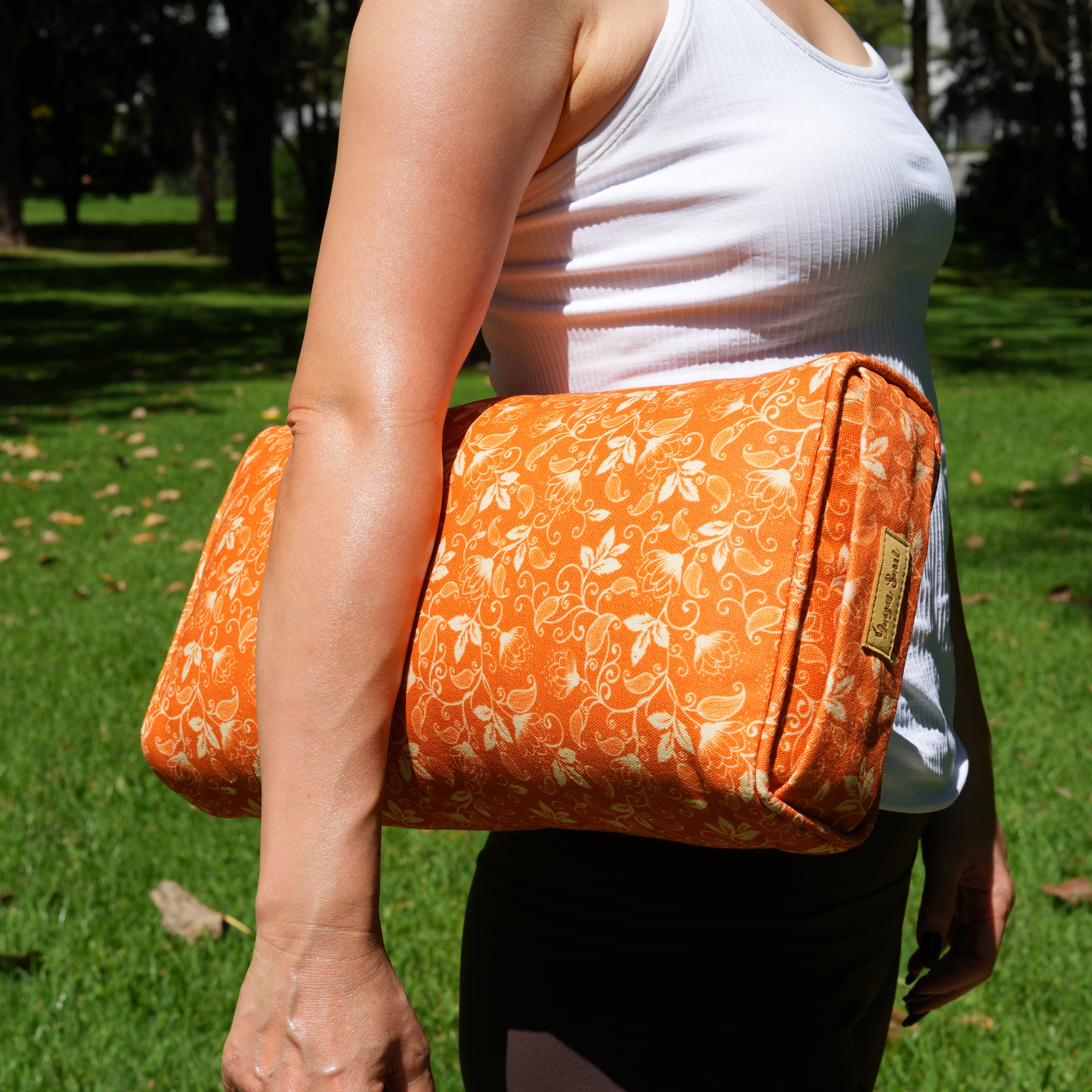 Travel Yoga Pillow | Shanti Lotus | Sunset