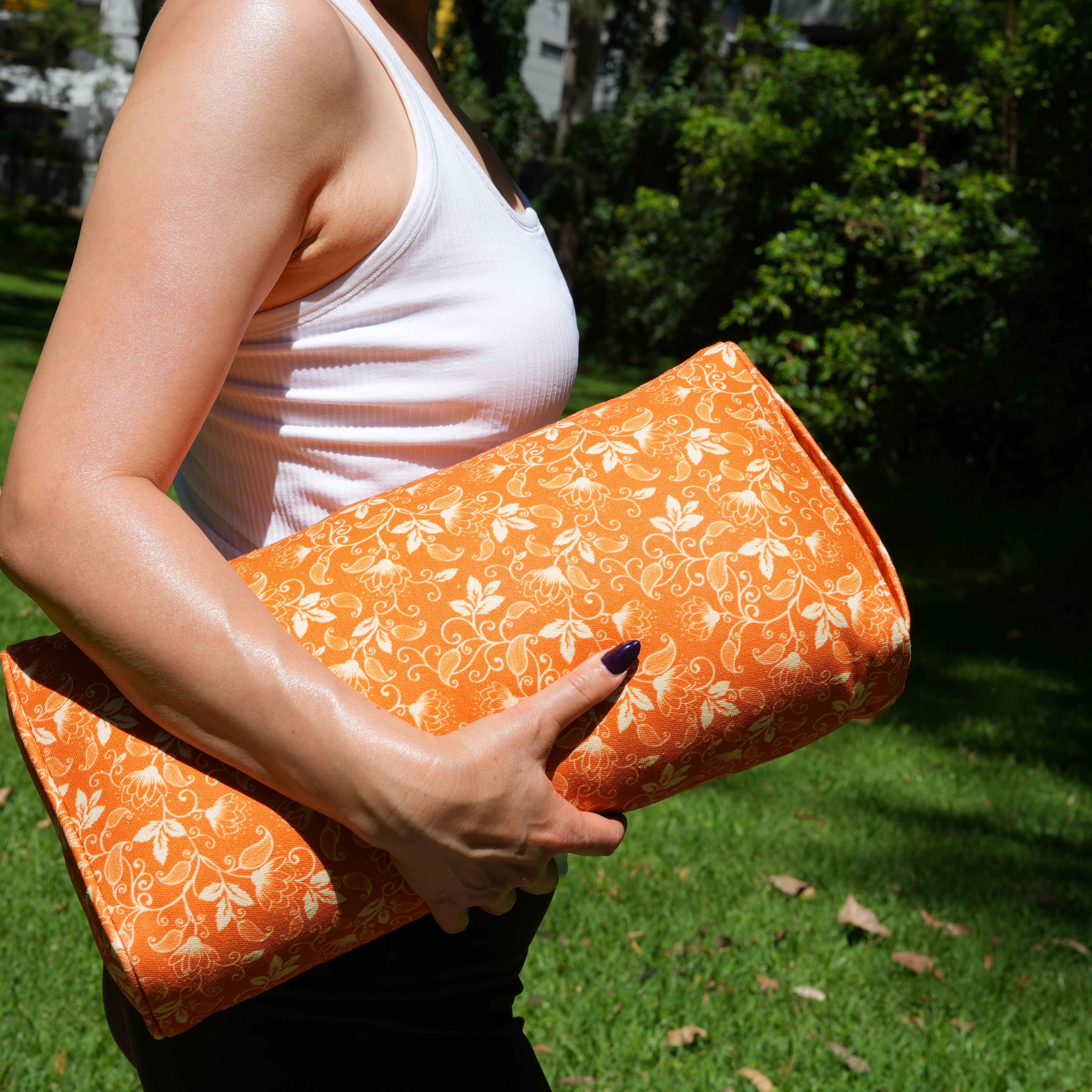 Travel Yoga Pillow | Shanti Lotus | Sunset
