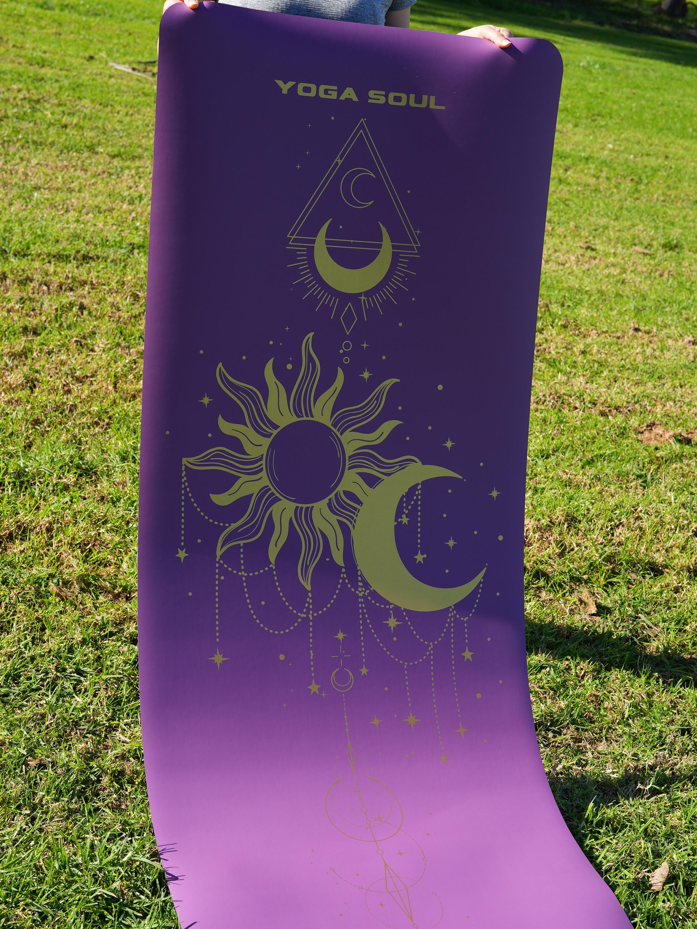 PowerPro Yoga Mat | Lavender + Strap
