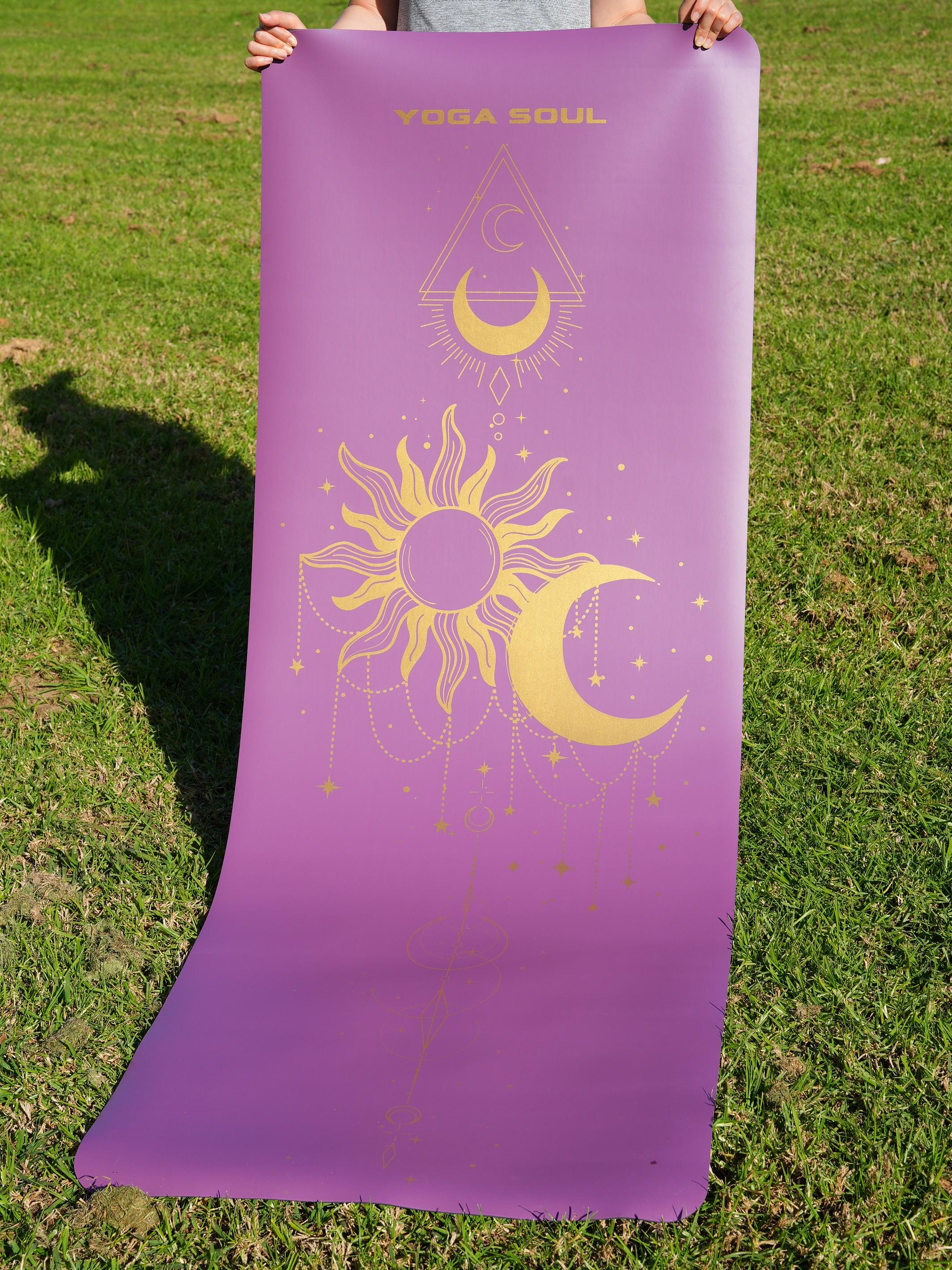 PowerPro Yoga Mat | Lavender + Strap
