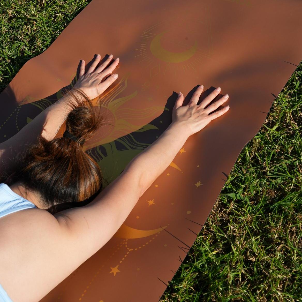 PowerPro Yoga Mat | Sand + Strap