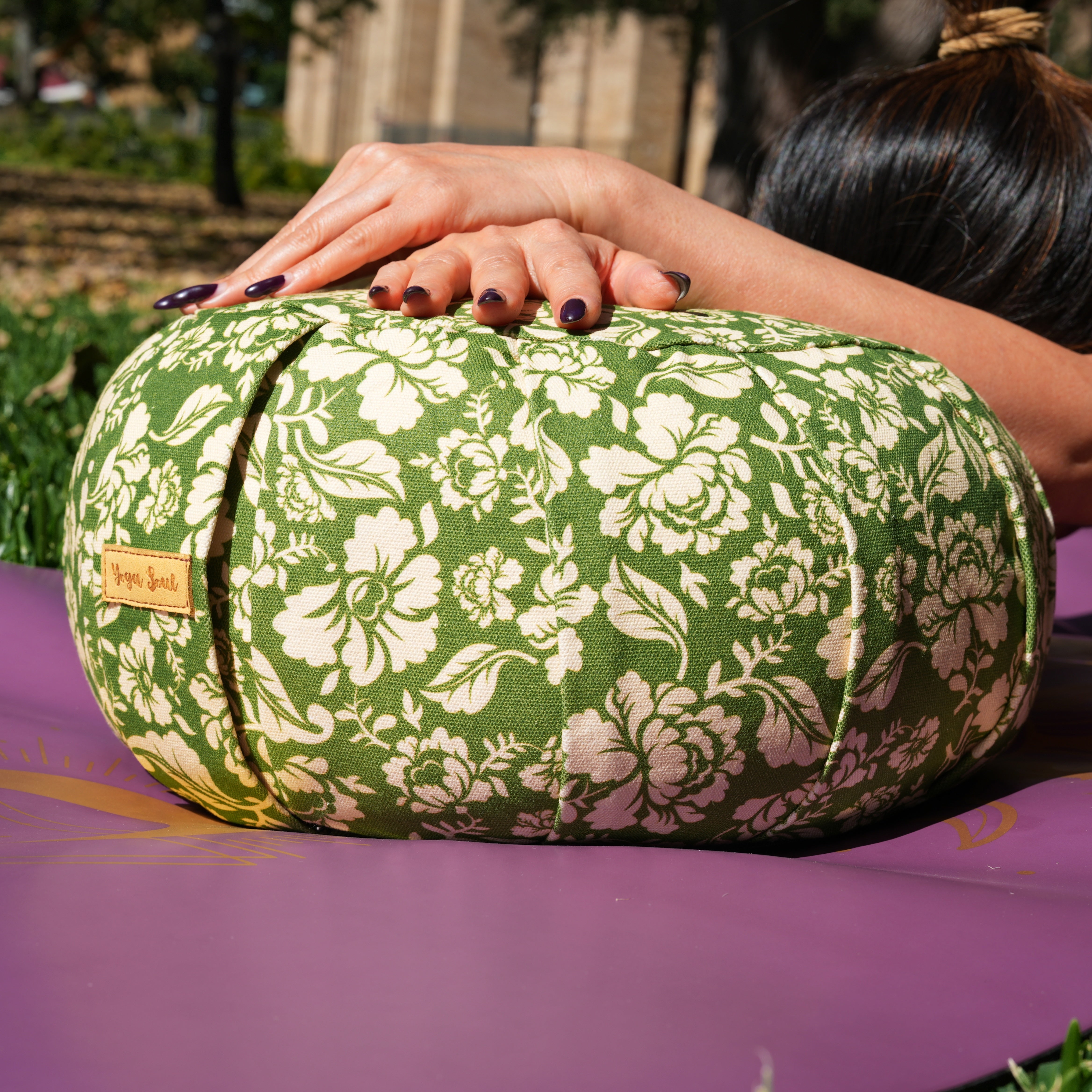 ZAFU Meditation Cushion | Ananda Rose | Olive
