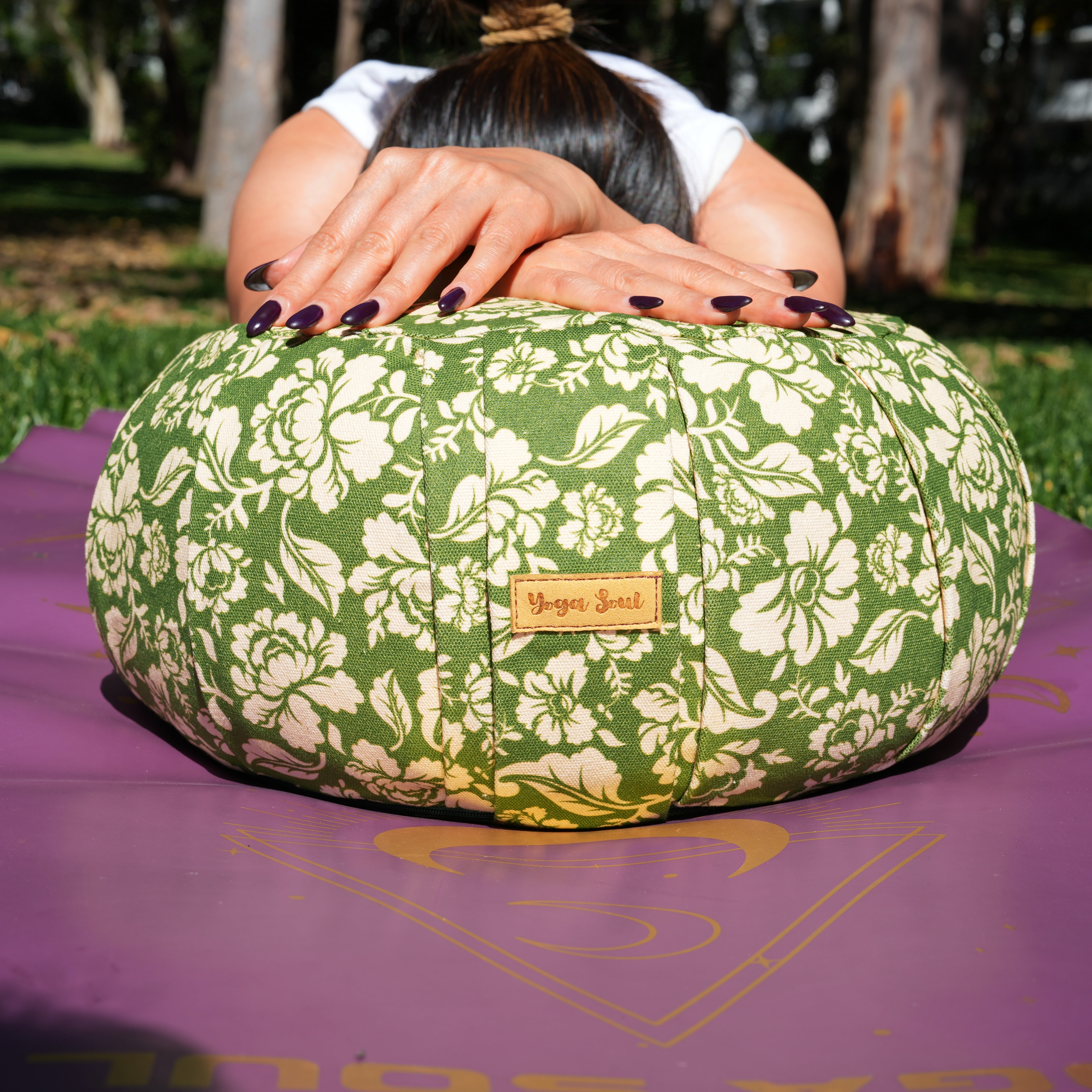 ZAFU Meditation Cushion | Ananda Rose | Olive