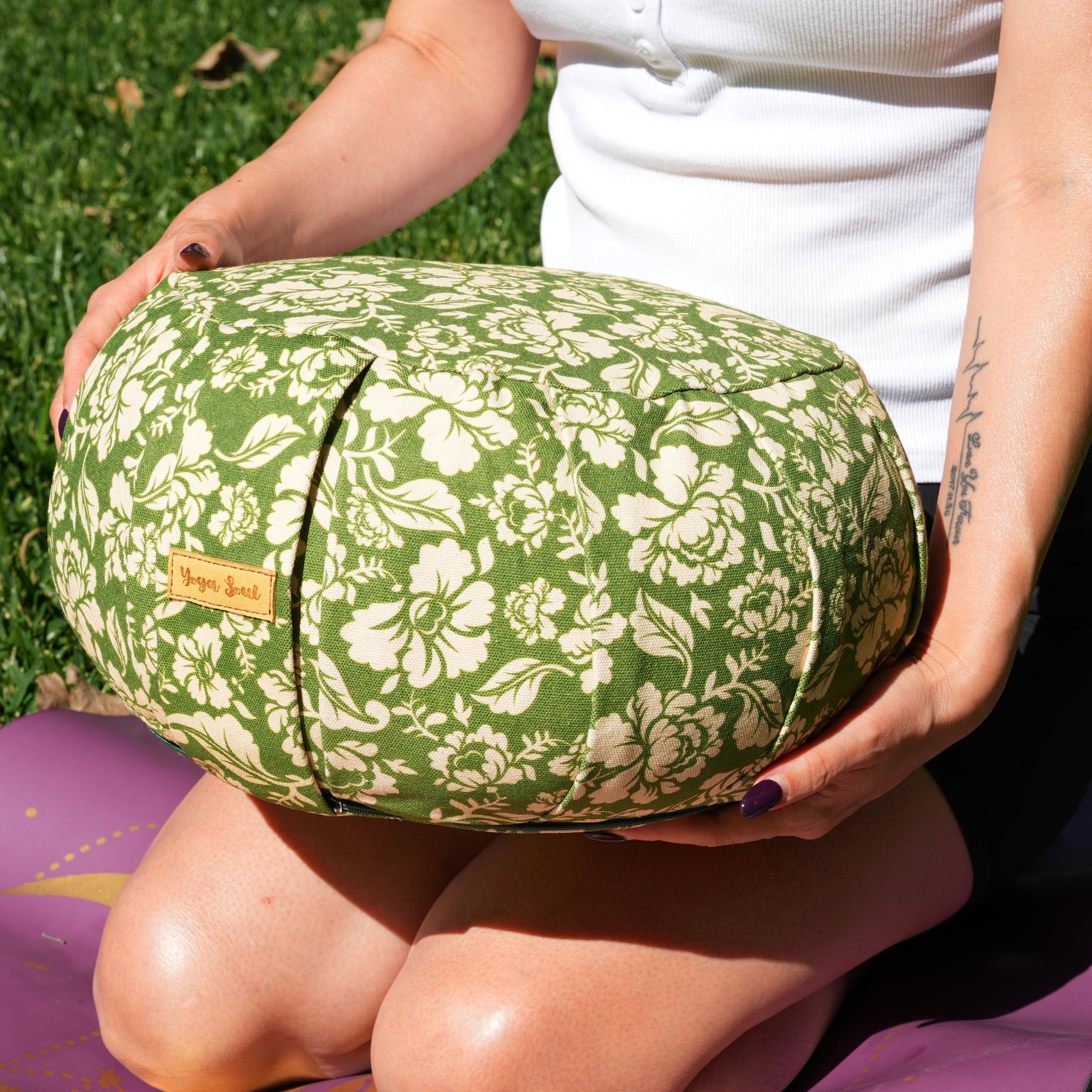 ZAFU Meditation Cushion | Ananda Rose | Olive