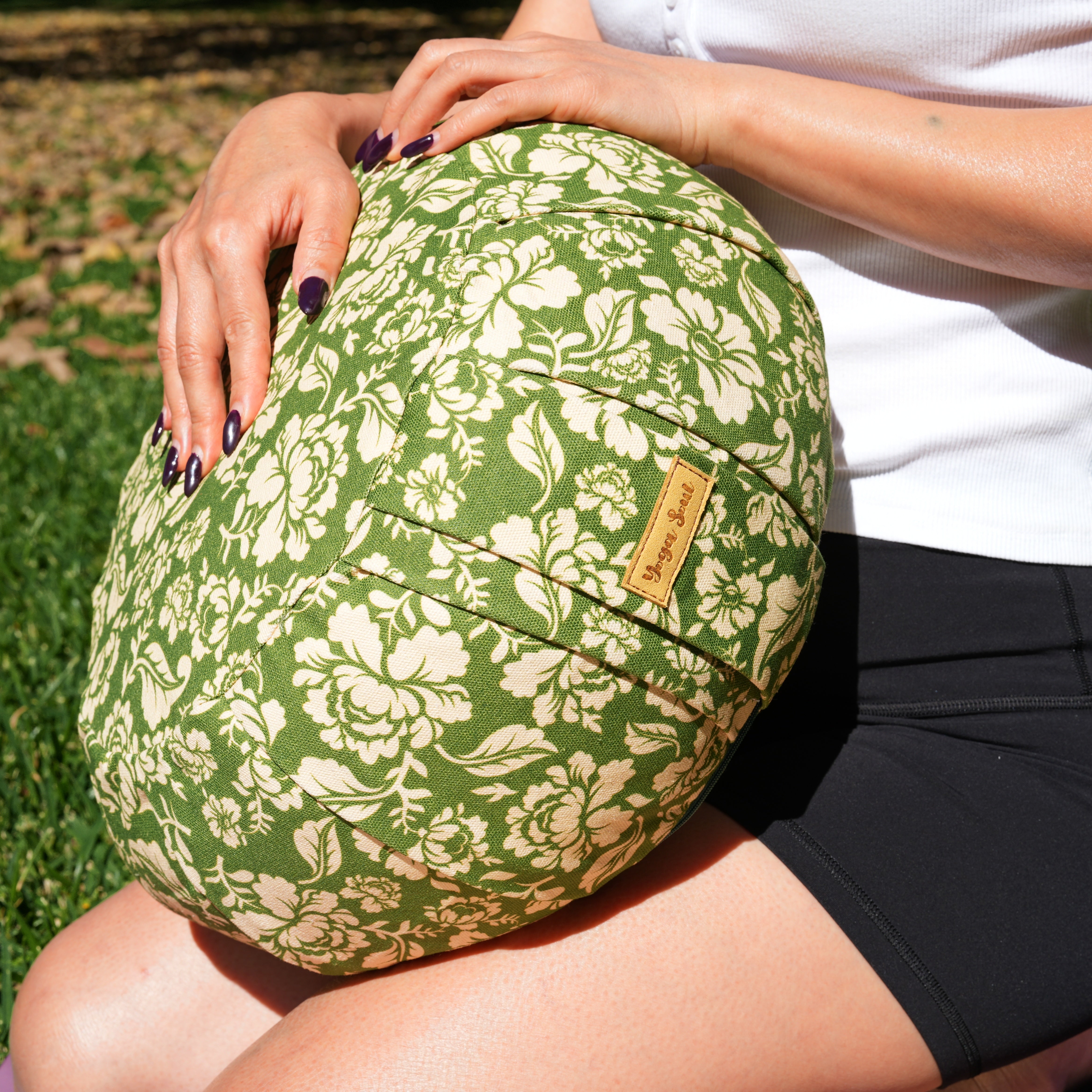 ZAFU Meditation Cushion | Ananda Rose | Olive