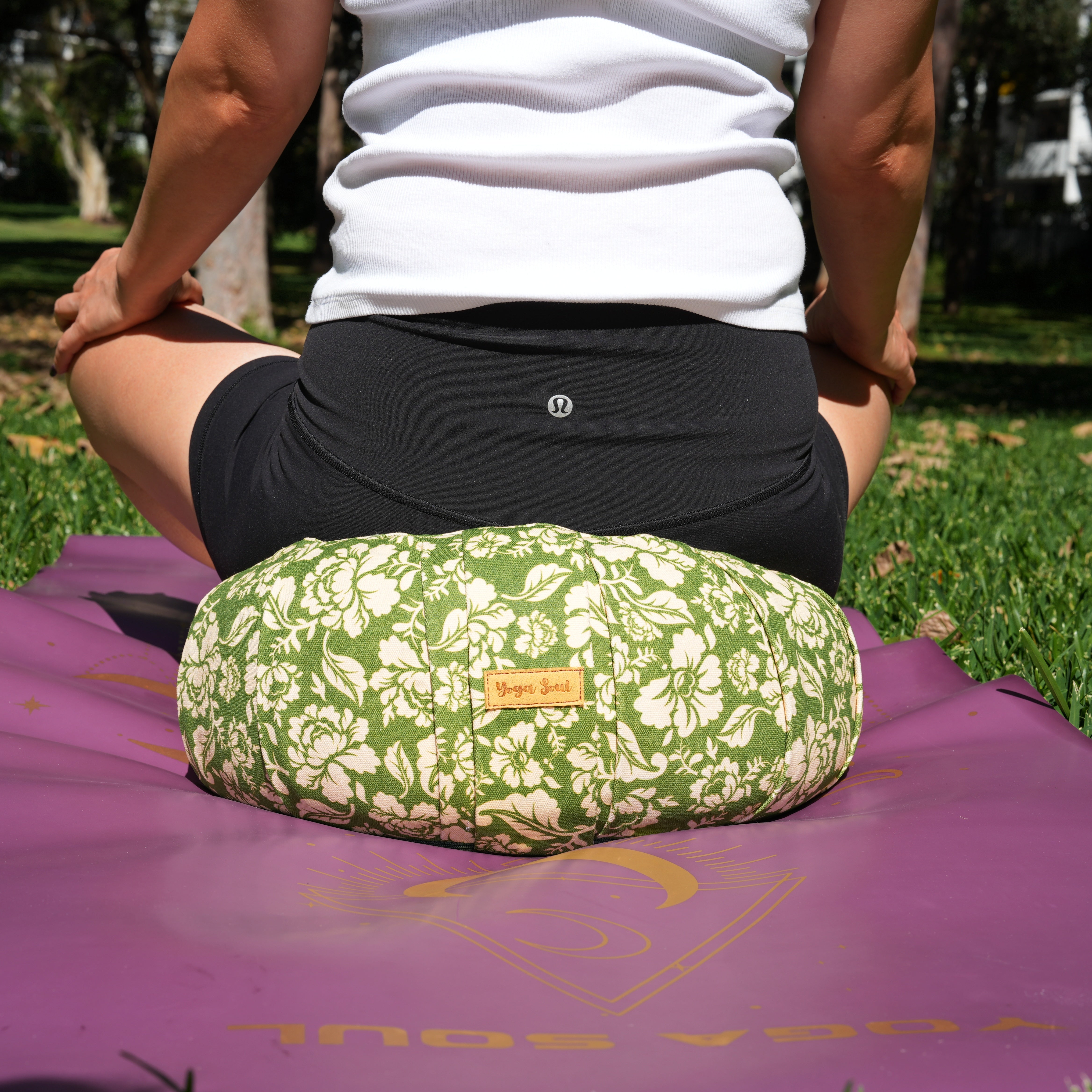 ZAFU Meditation Cushion | Ananda Rose | Olive