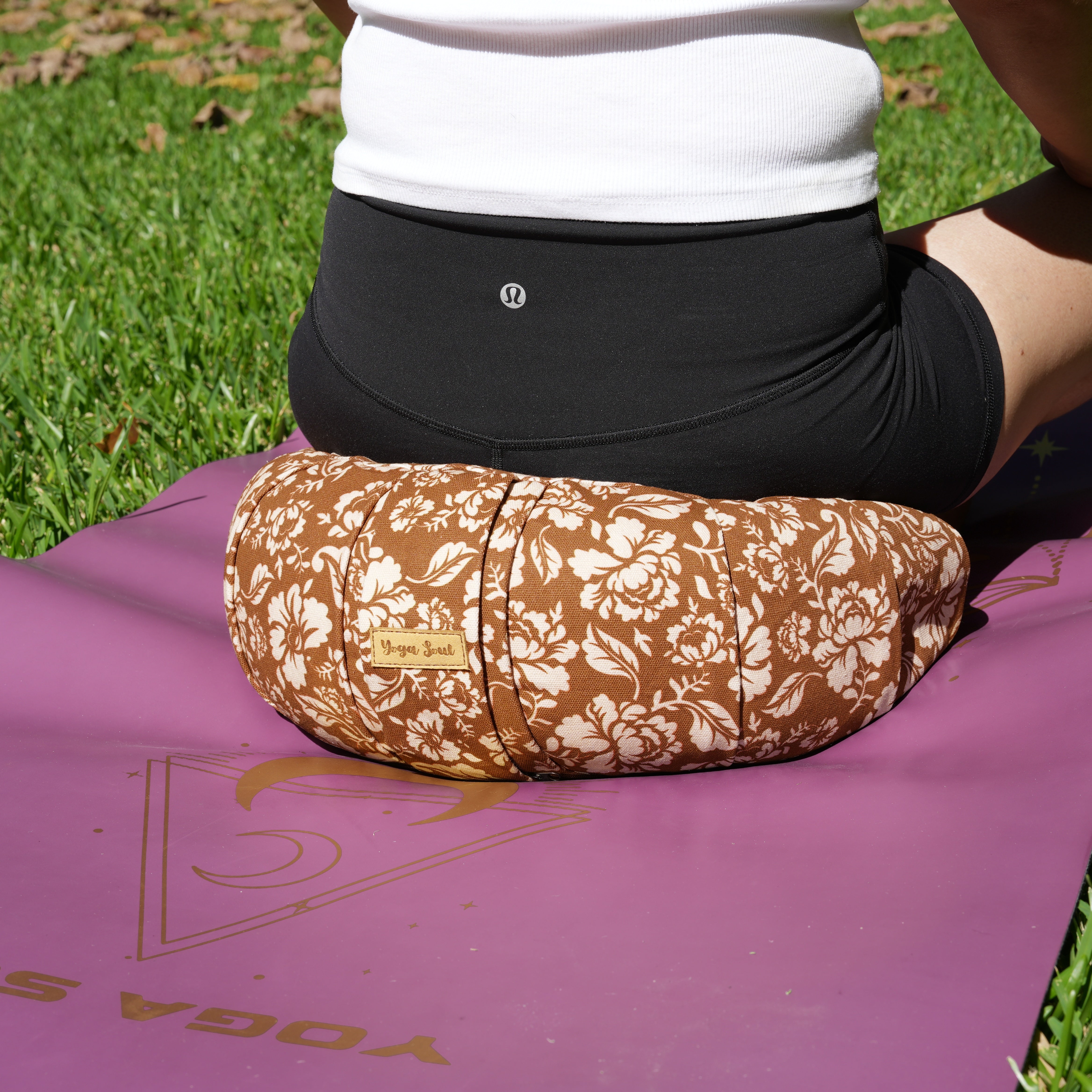 ZAFU Meditation Cushion | Ananda Rose | Bhumi Caramel