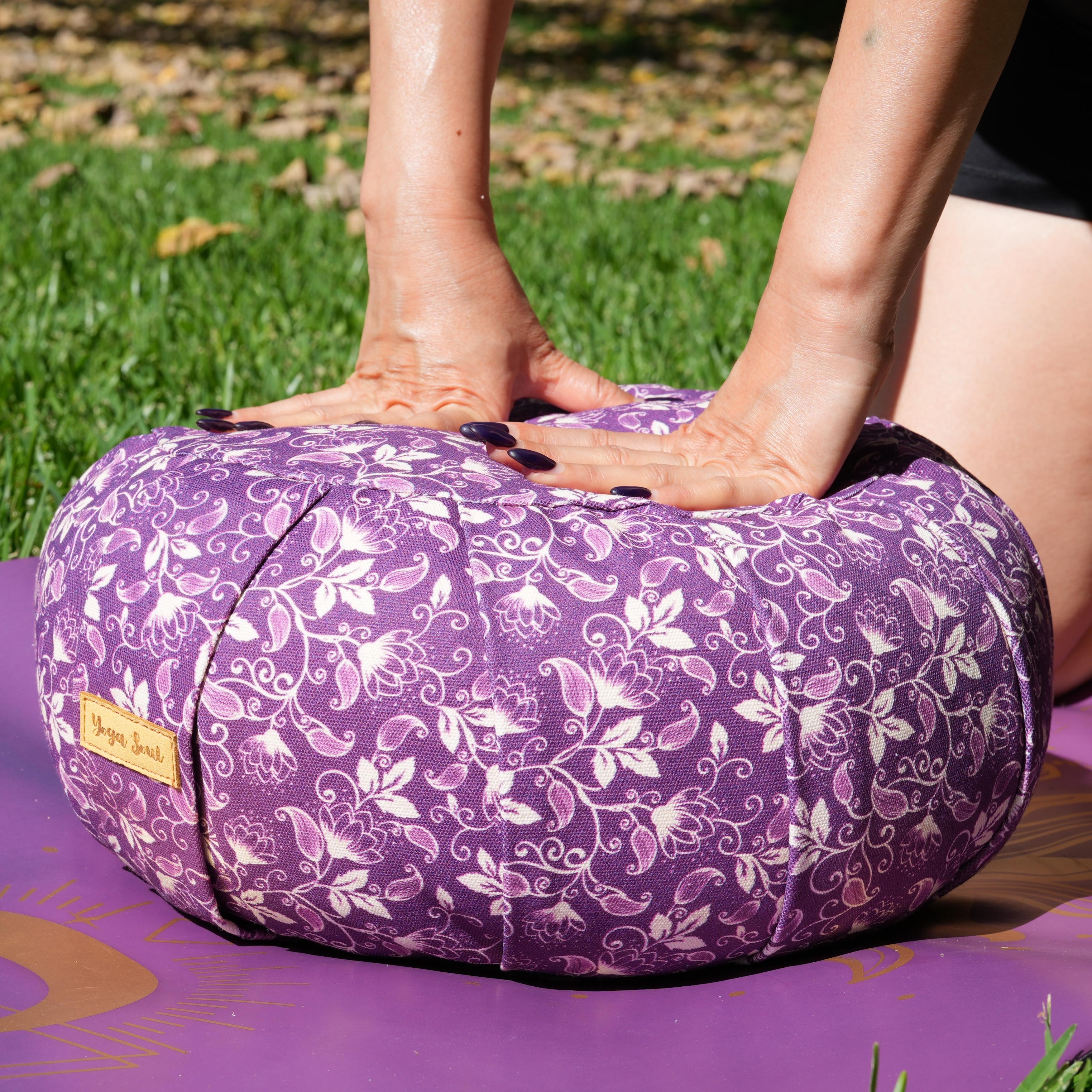 ZAFU Meditation Cushion | Shanti Lotus | Violet