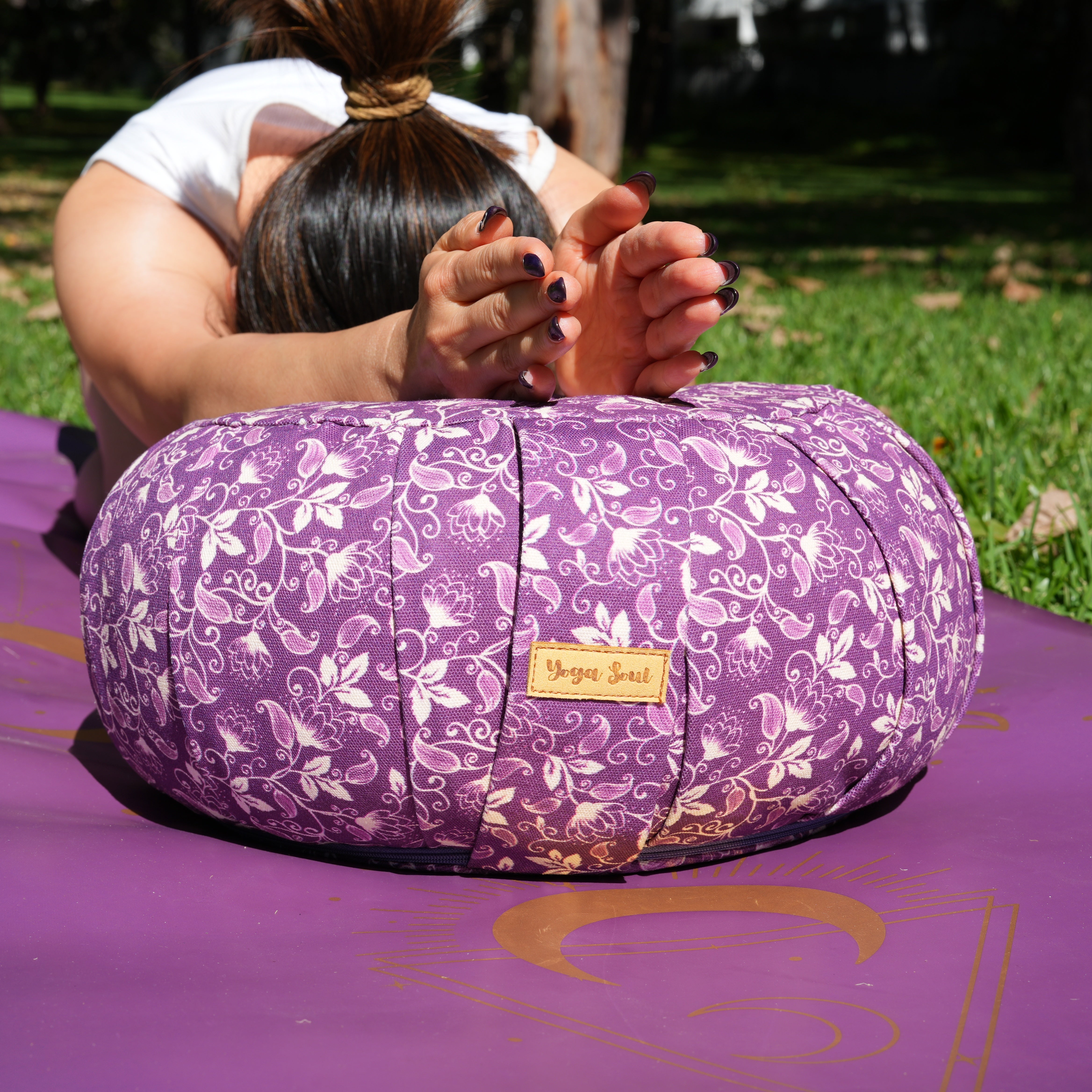 ZAFU Meditation Cushion | Shanti Lotus | Violet