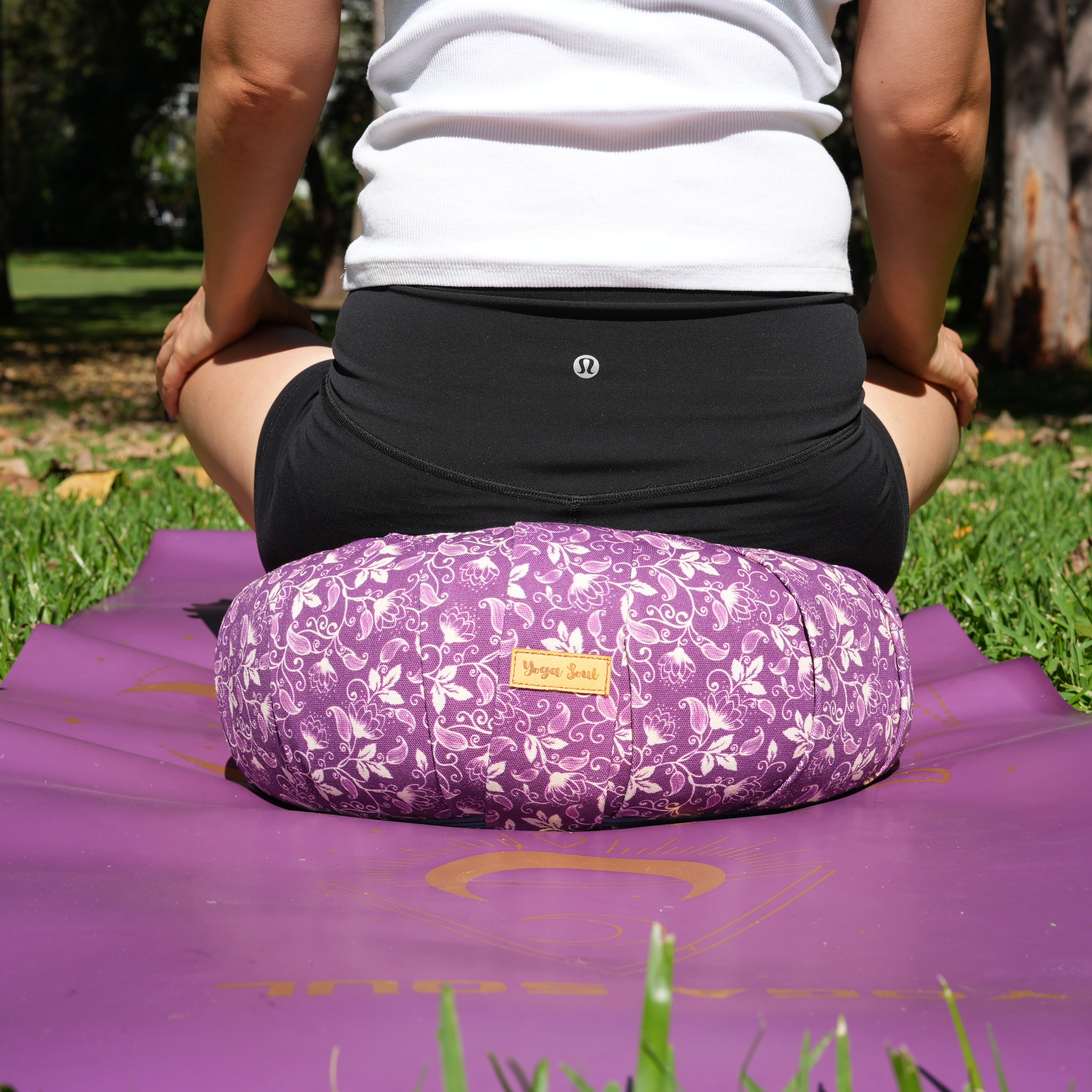 ZAFU Meditation Cushion | Shanti Lotus | Violet