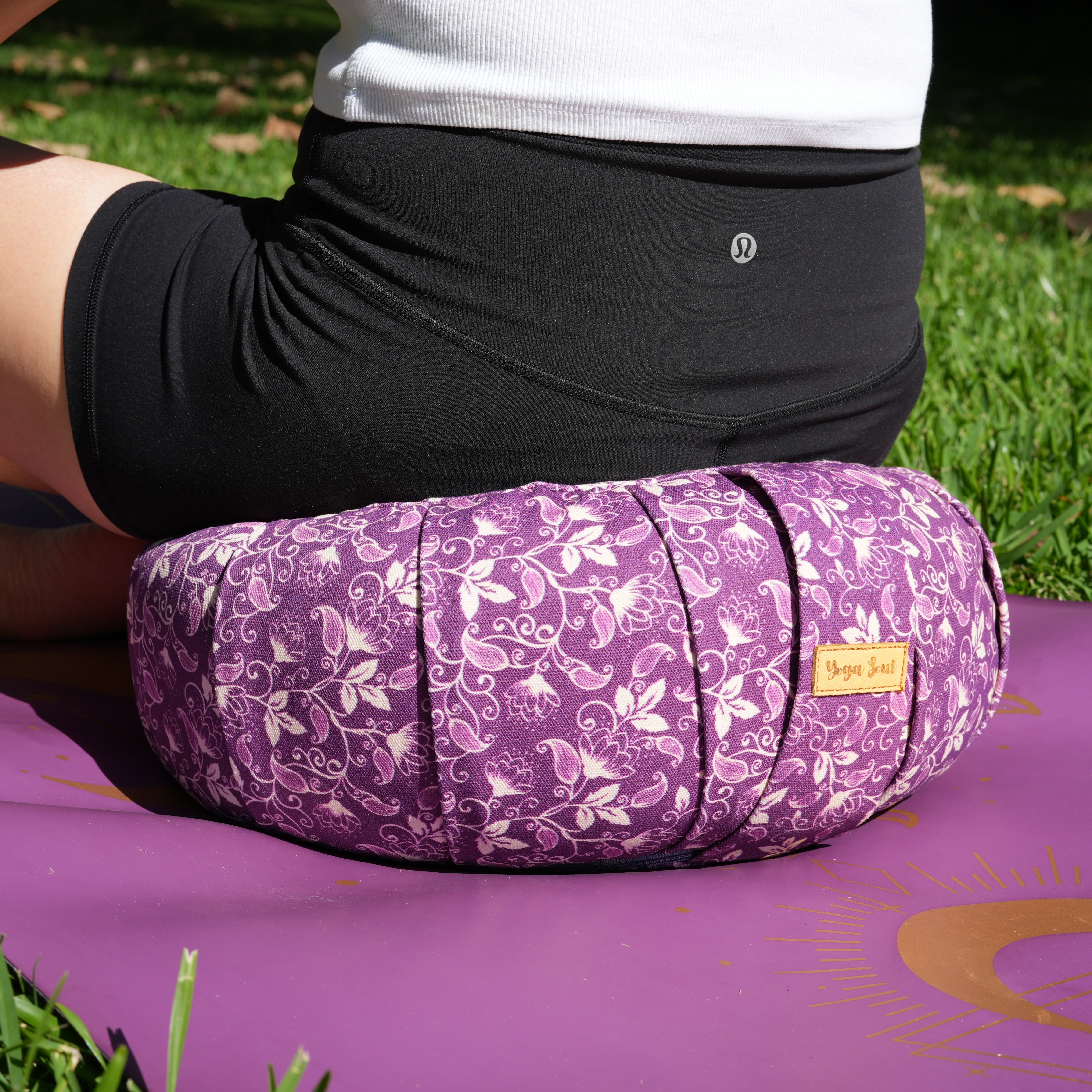 ZAFU Meditation Cushion | Shanti Lotus | Violet