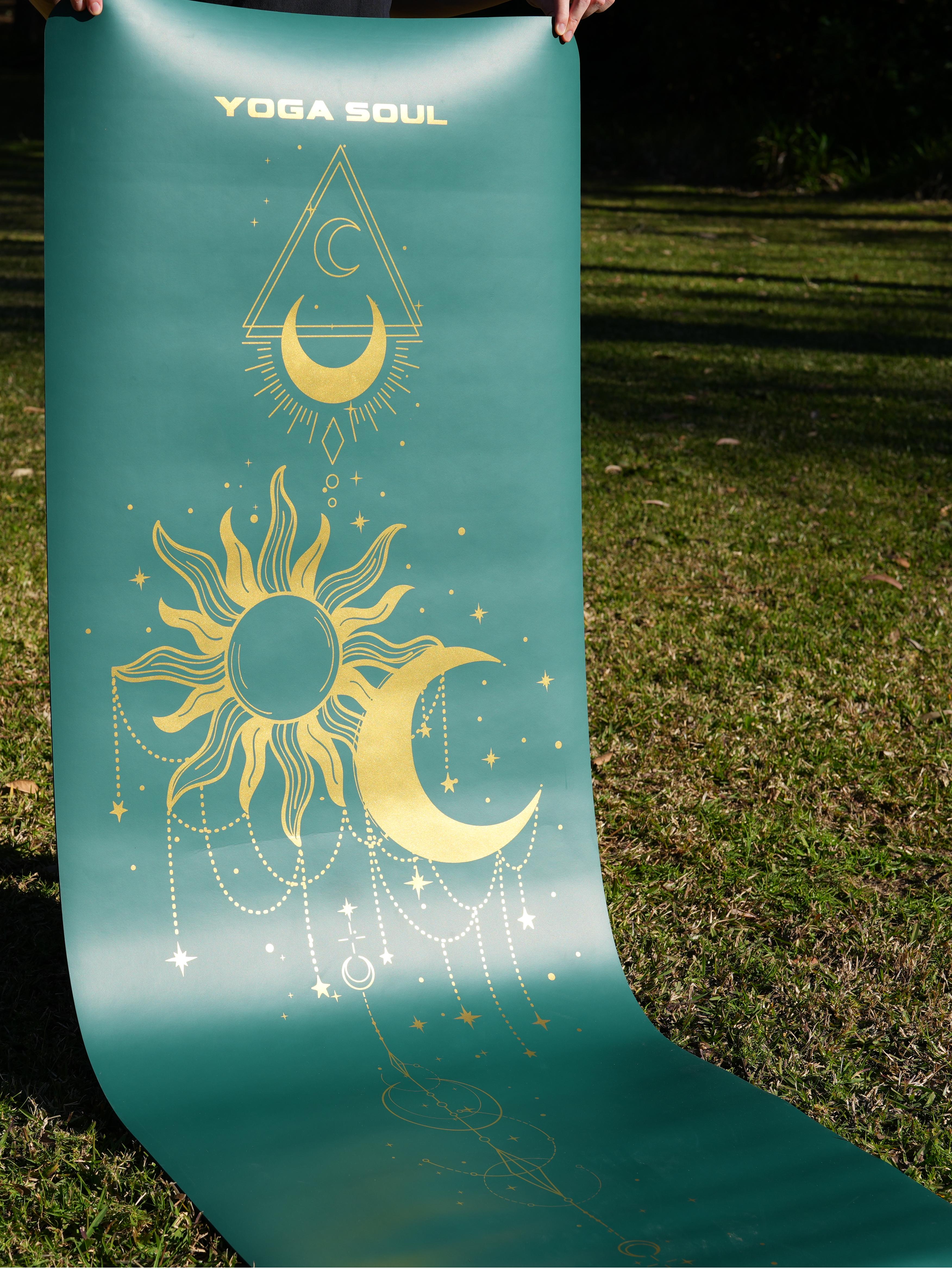 PowerPro Yoga Mat | Trekking Green + Strap