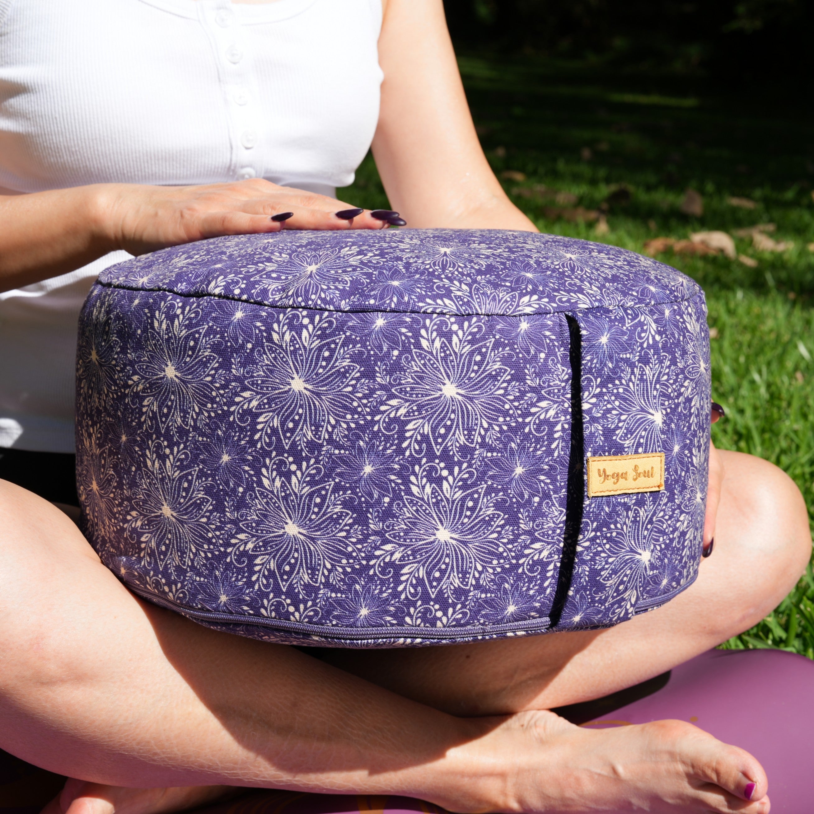 RONDO Meditation Cushion | Sattva Lotus | Midnight