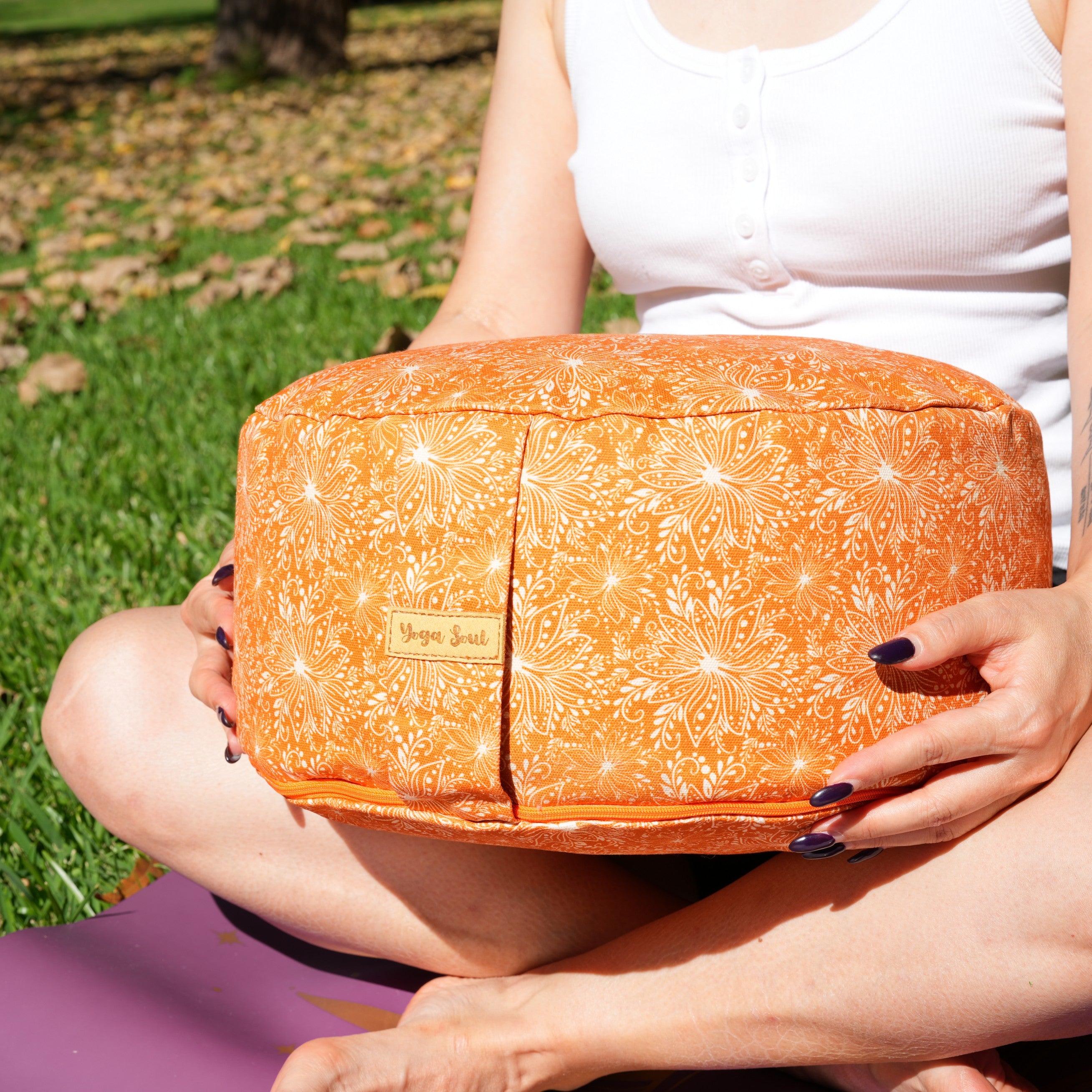 RONDO Meditation Cushion | Sattva Lotus | Earth
