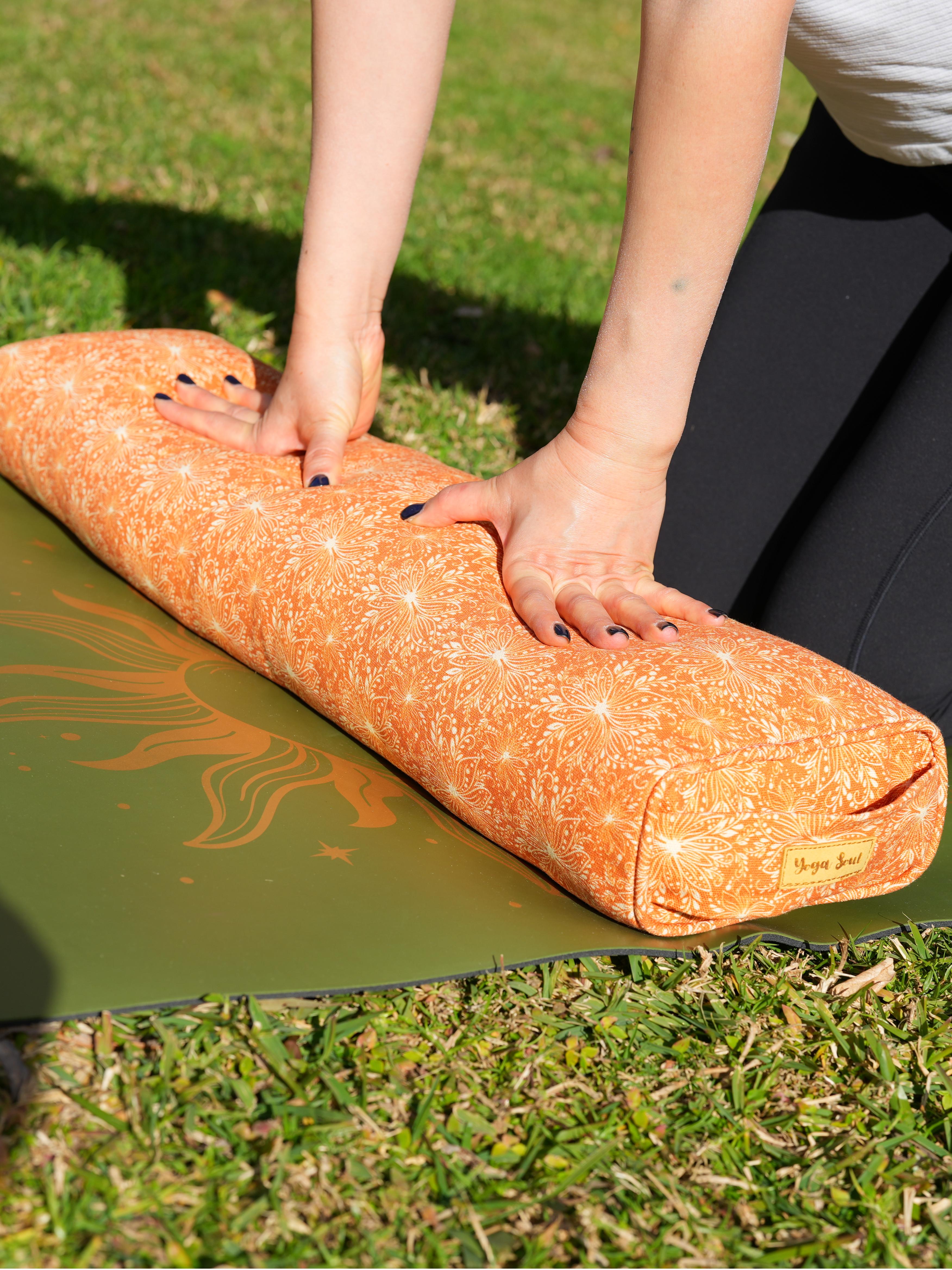 Pranayama Yoga Bolster | Lotus | Earth