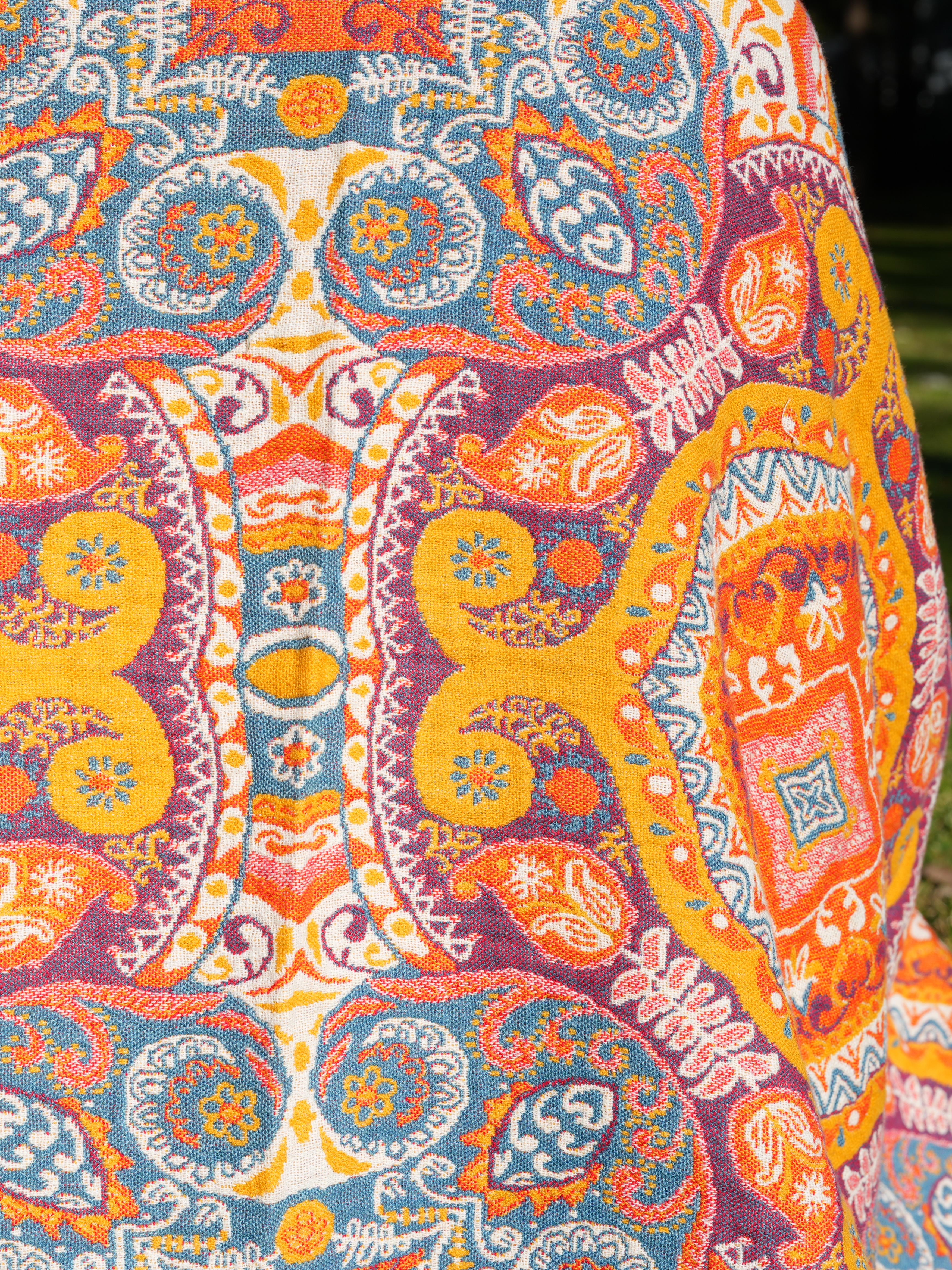 Travel Yoga Blanket | Paisley