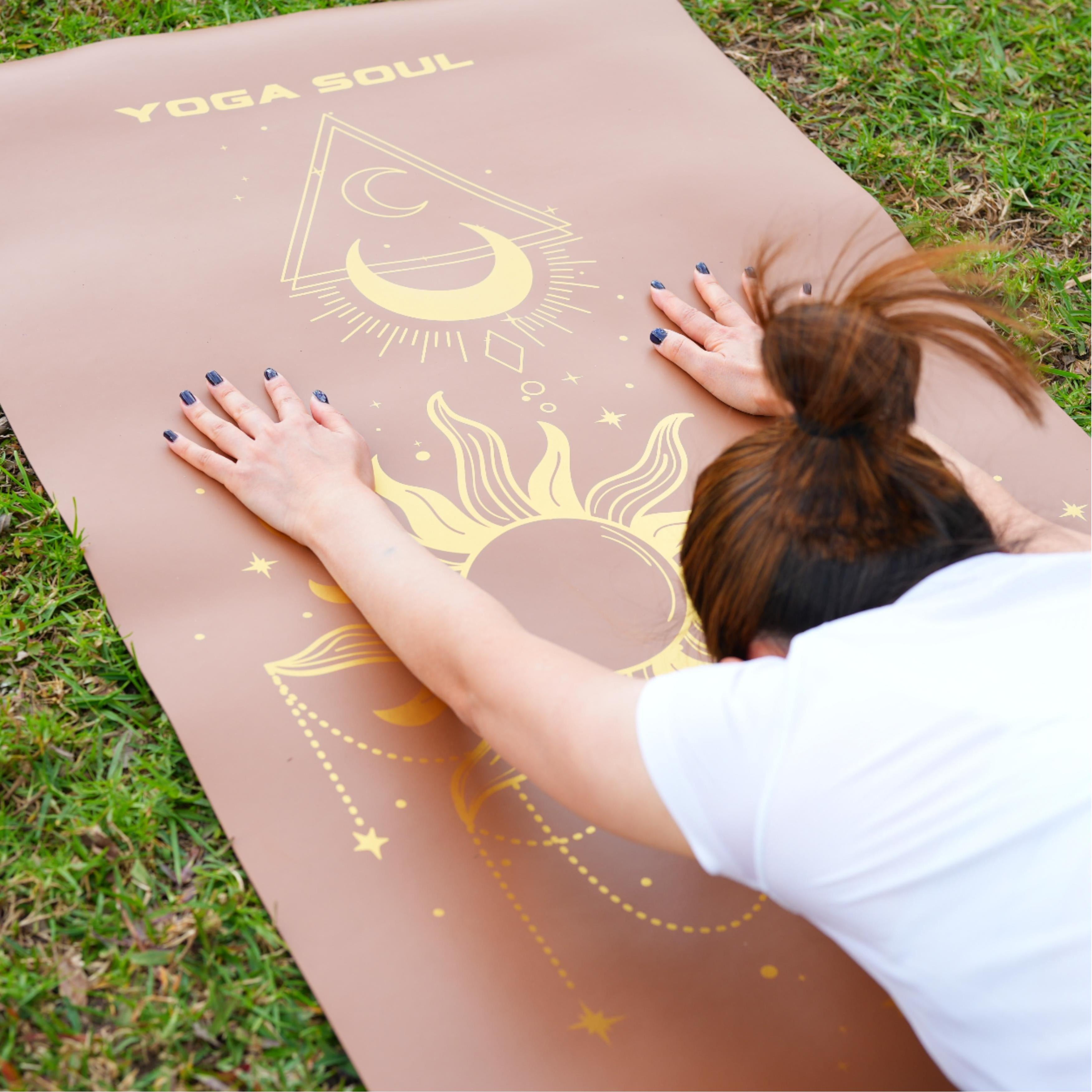 PowerPro Yoga Mat | Sand + Strap