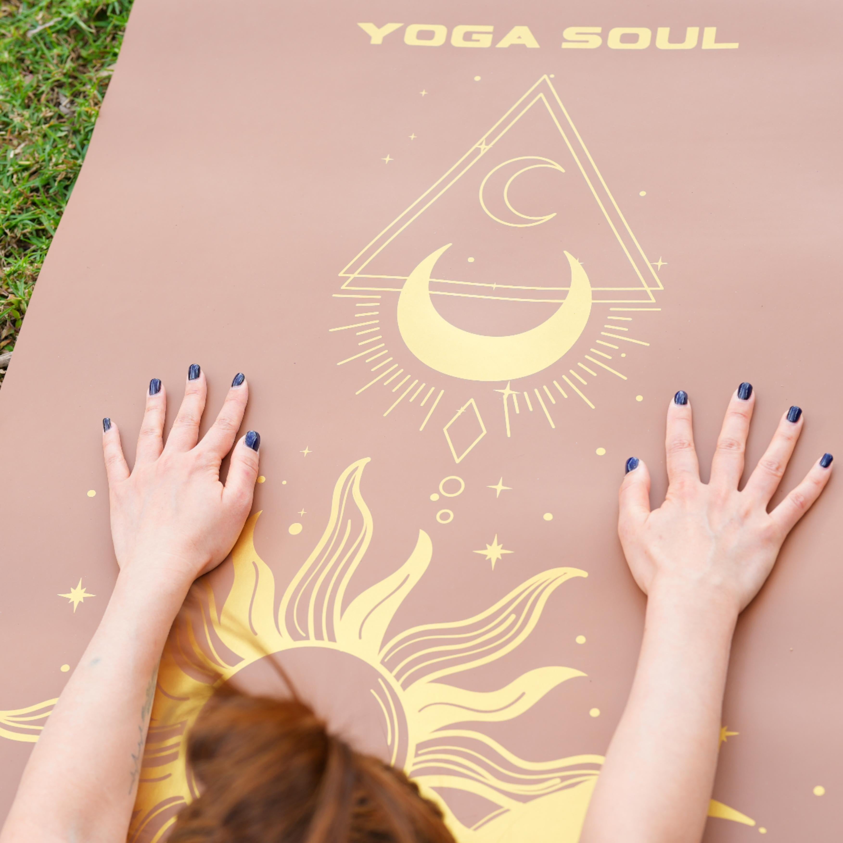 PowerPro Yoga Mat | Sand + Strap