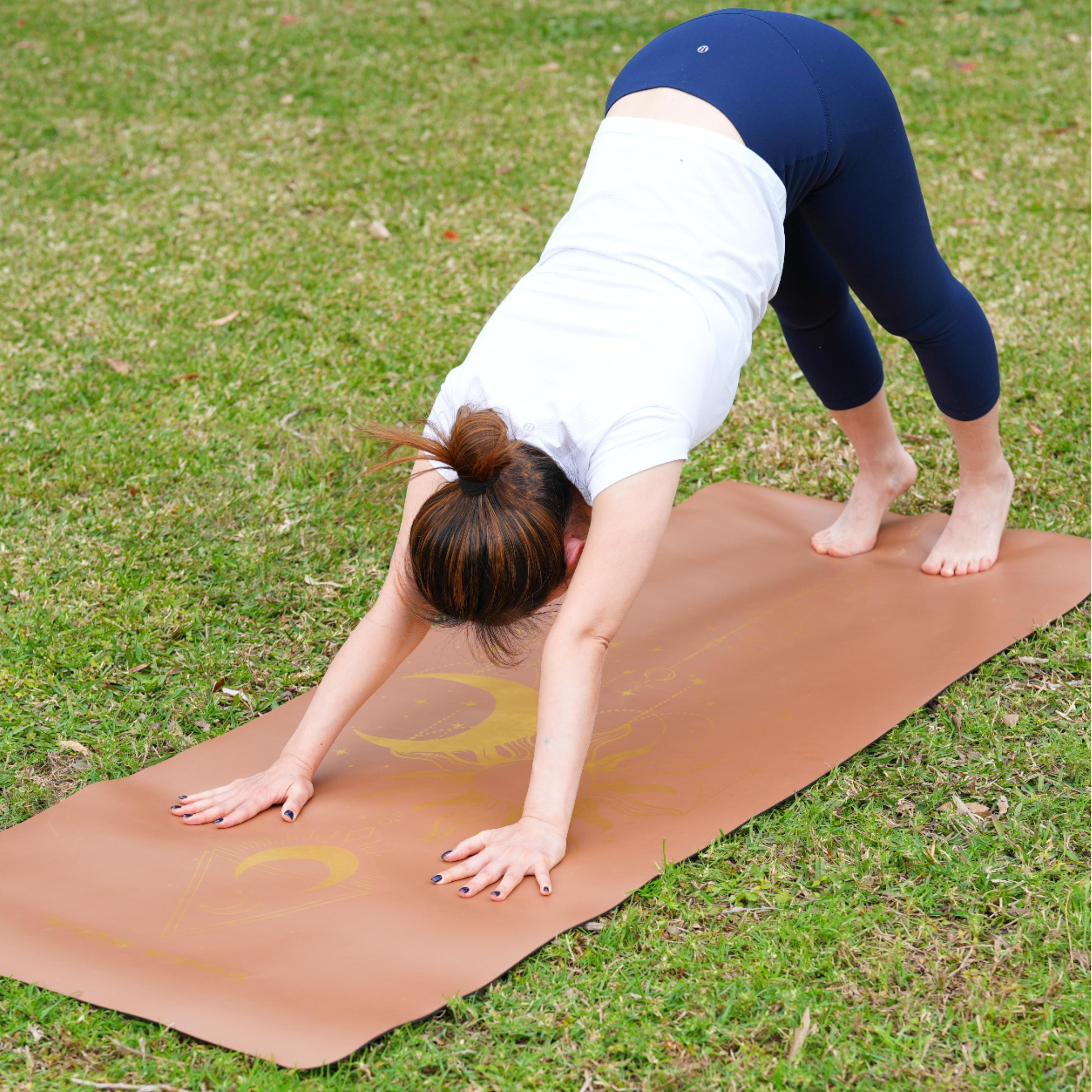 PowerPro Yoga Mat | Sand + Strap