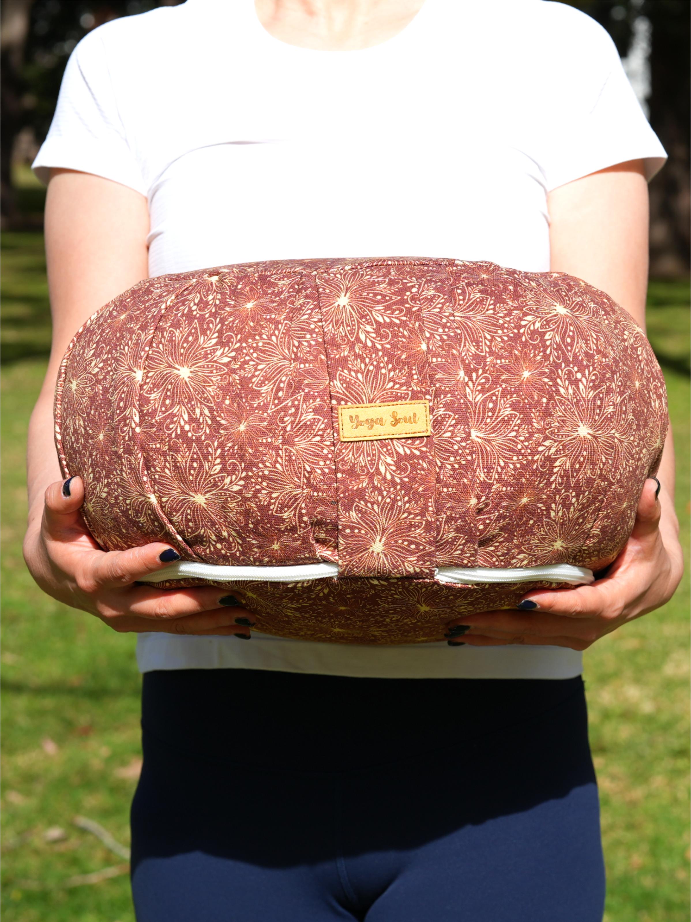 ZAFU Meditation Cushion | Lotus | Chocolate