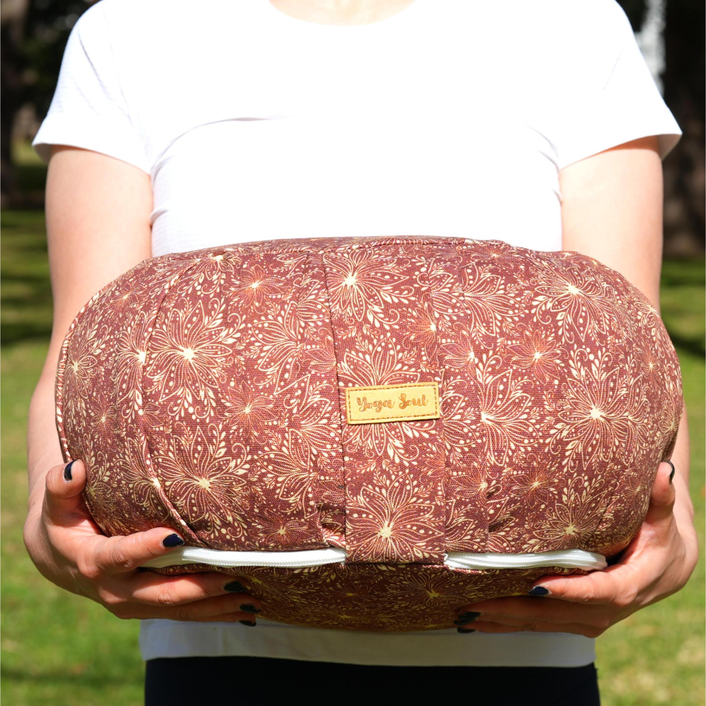 ZAFU Meditation Cushion | Lotus | Chocolate