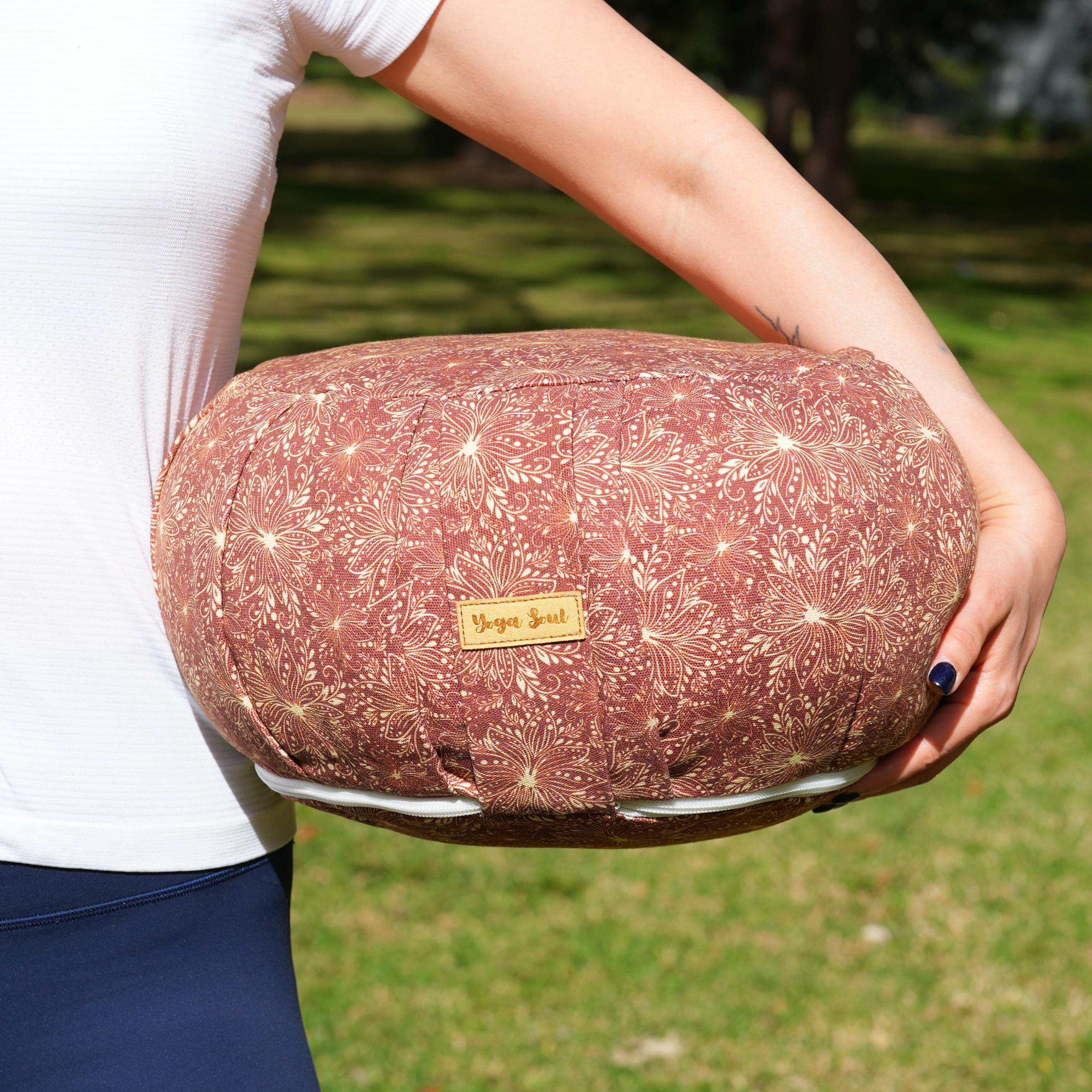 ZAFU Meditation Cushion | Lotus | Chocolate