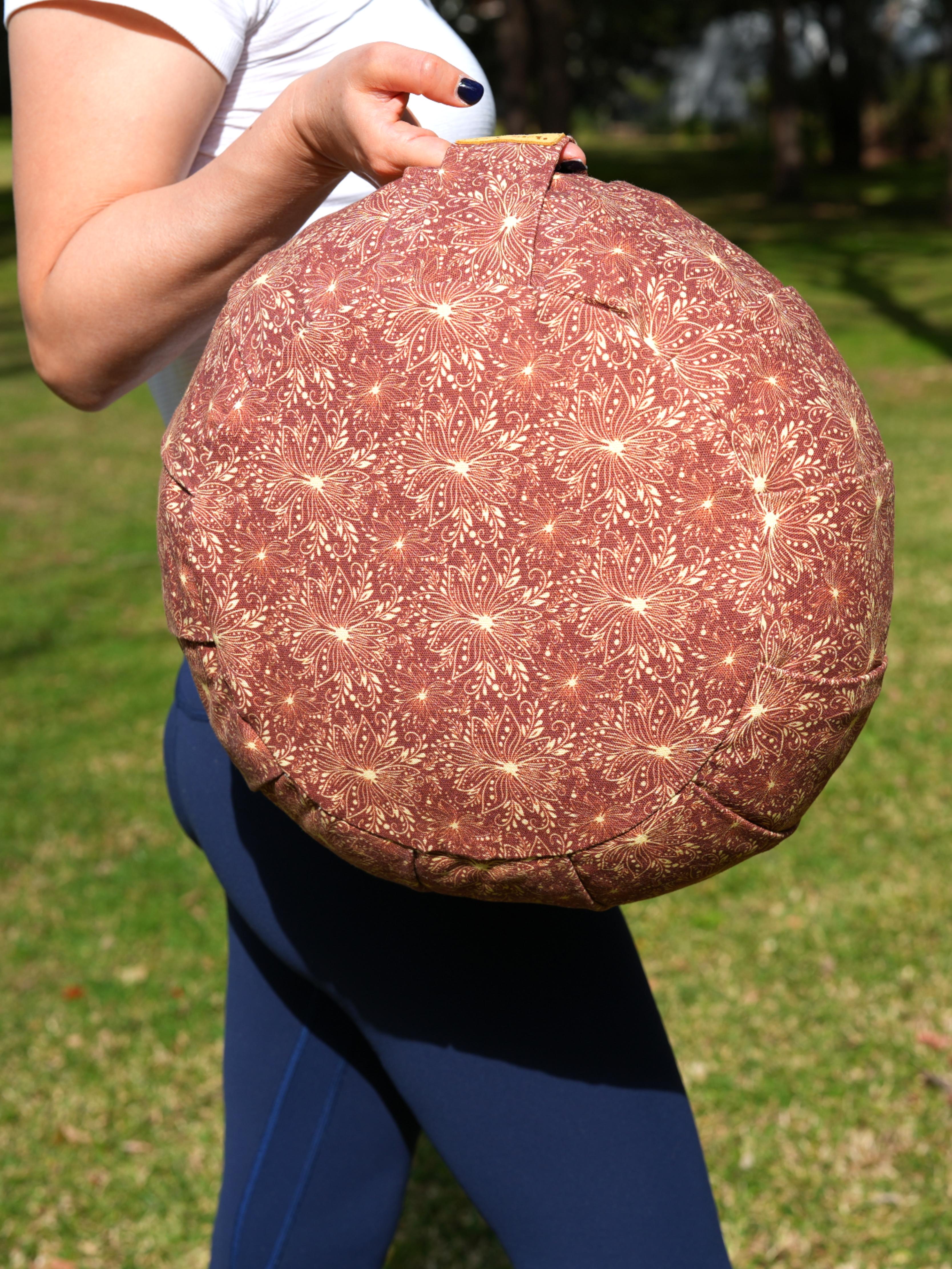 ZAFU Meditation Cushion | Lotus | Chocolate