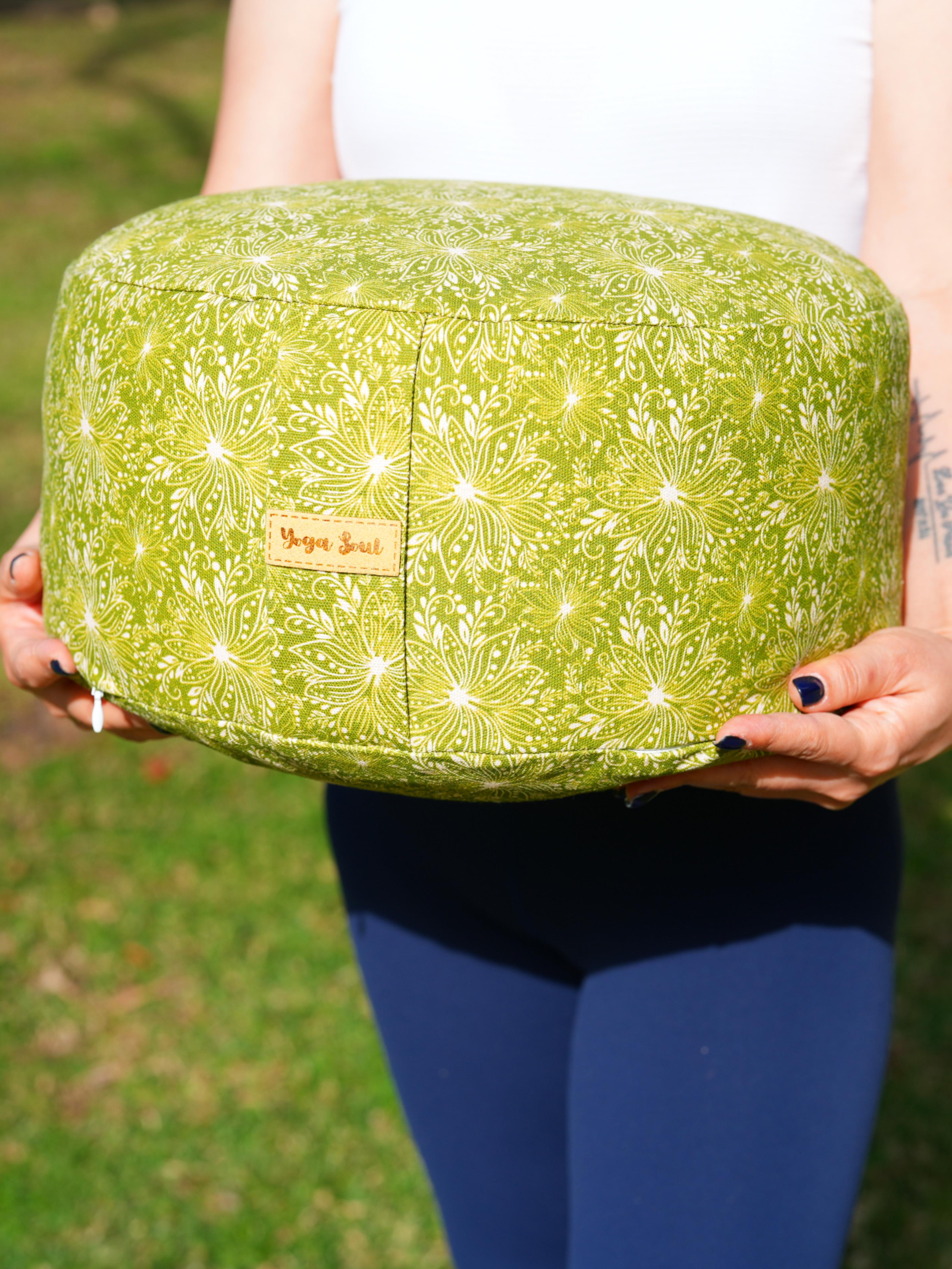 RONDO Meditation Cushion | Lotus | Olive Green