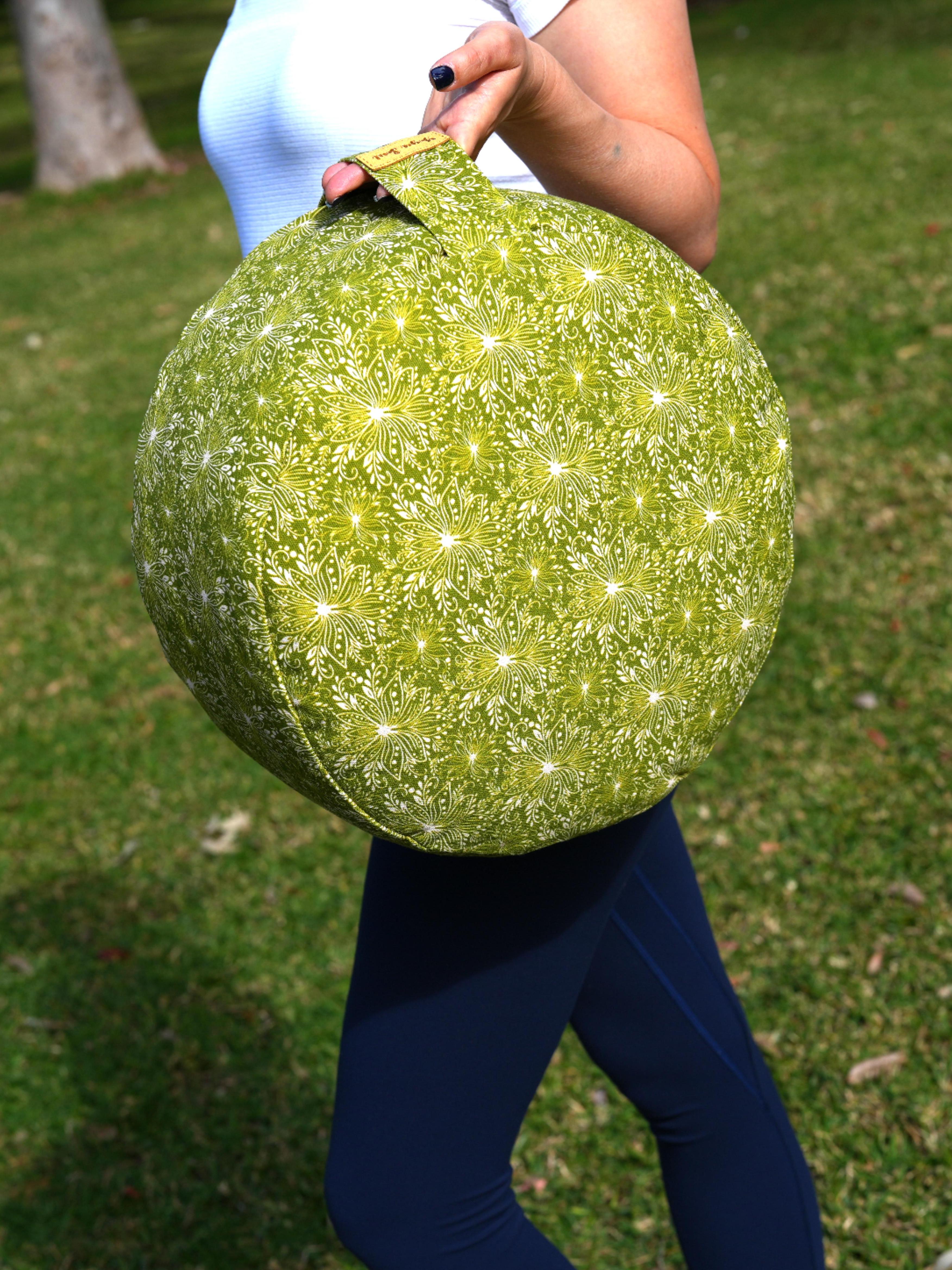 RONDO Meditation Cushion | Lotus | Olive Green