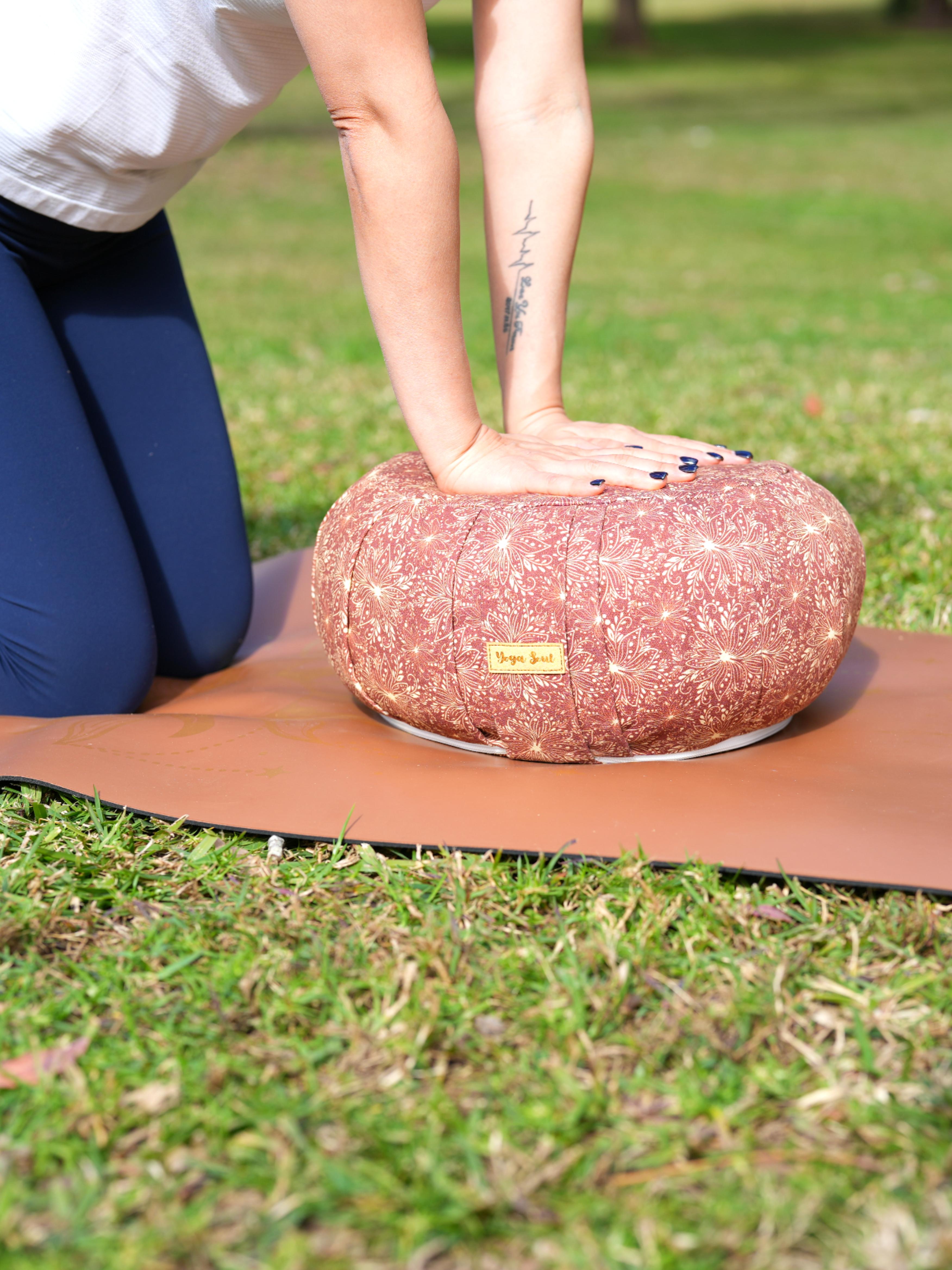 ZAFU Meditation Cushion | Lotus | Chocolate