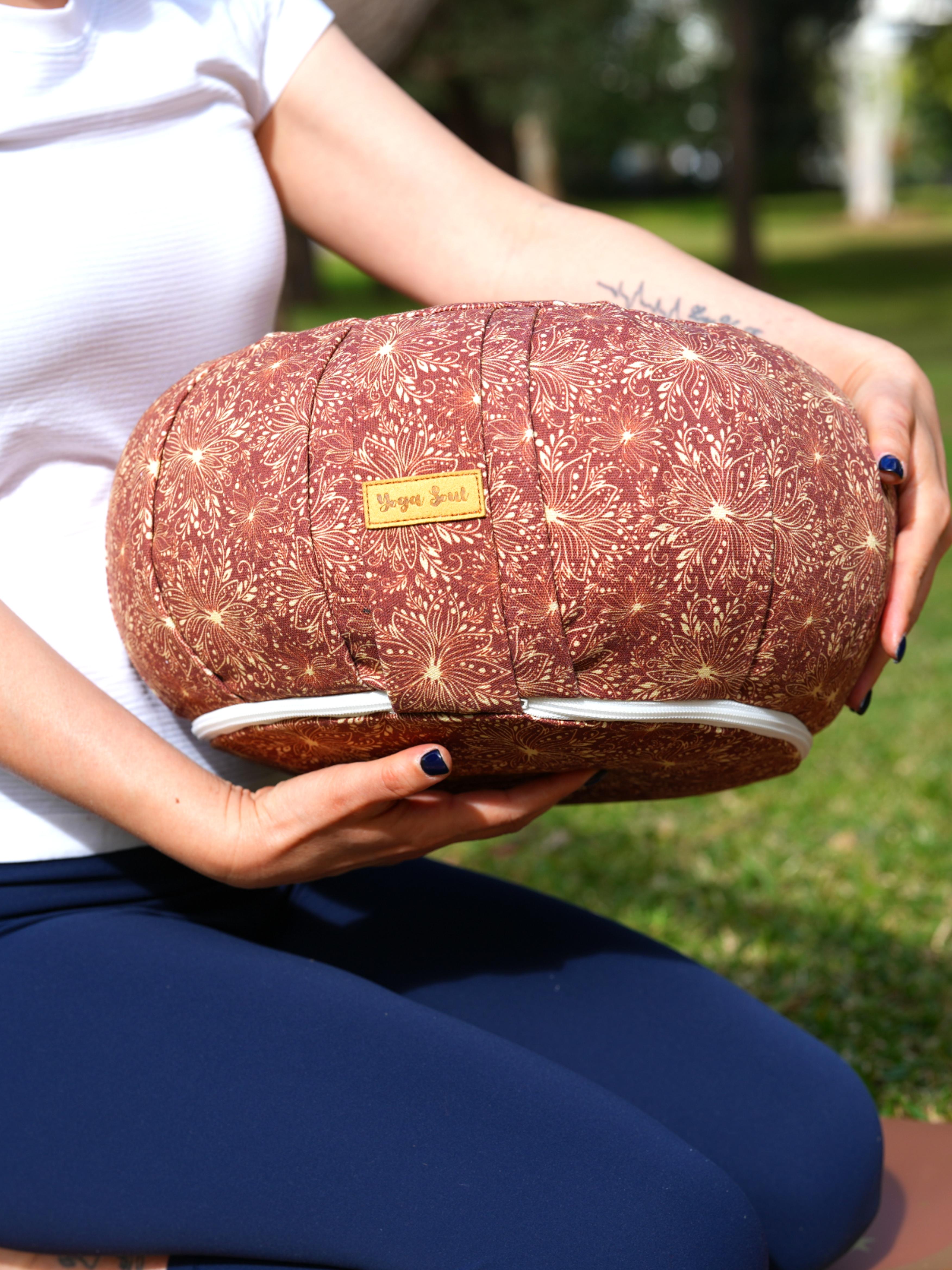 ZAFU Meditation Cushion | Lotus | Chocolate