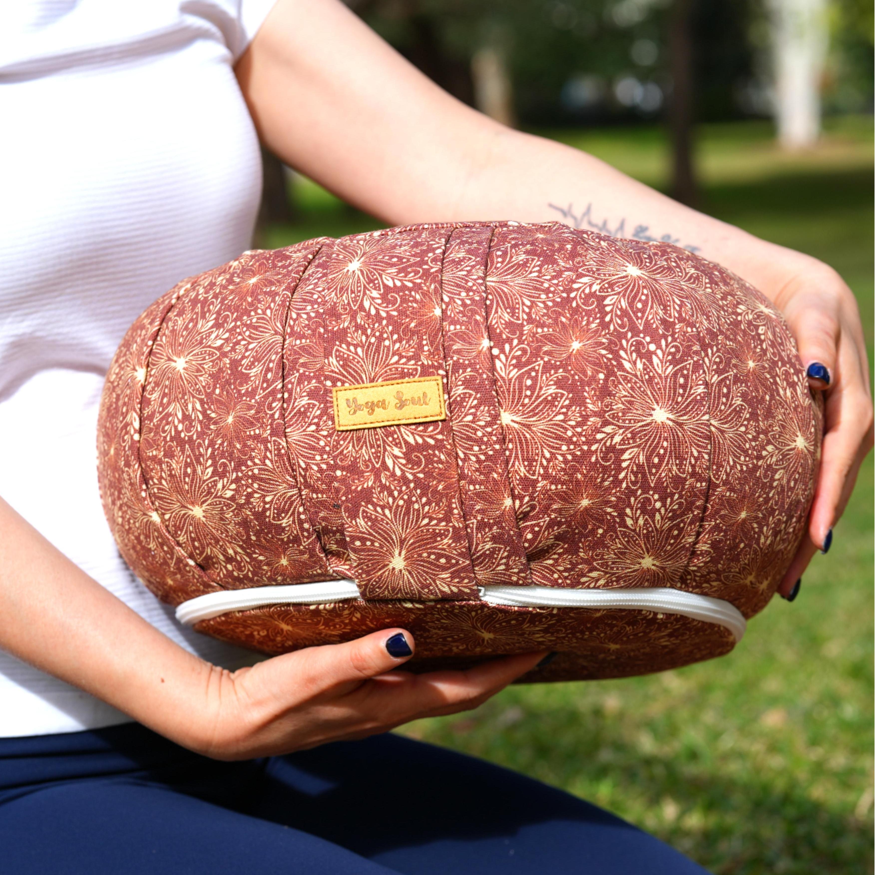 ZAFU Meditation Cushion | Lotus | Chocolate