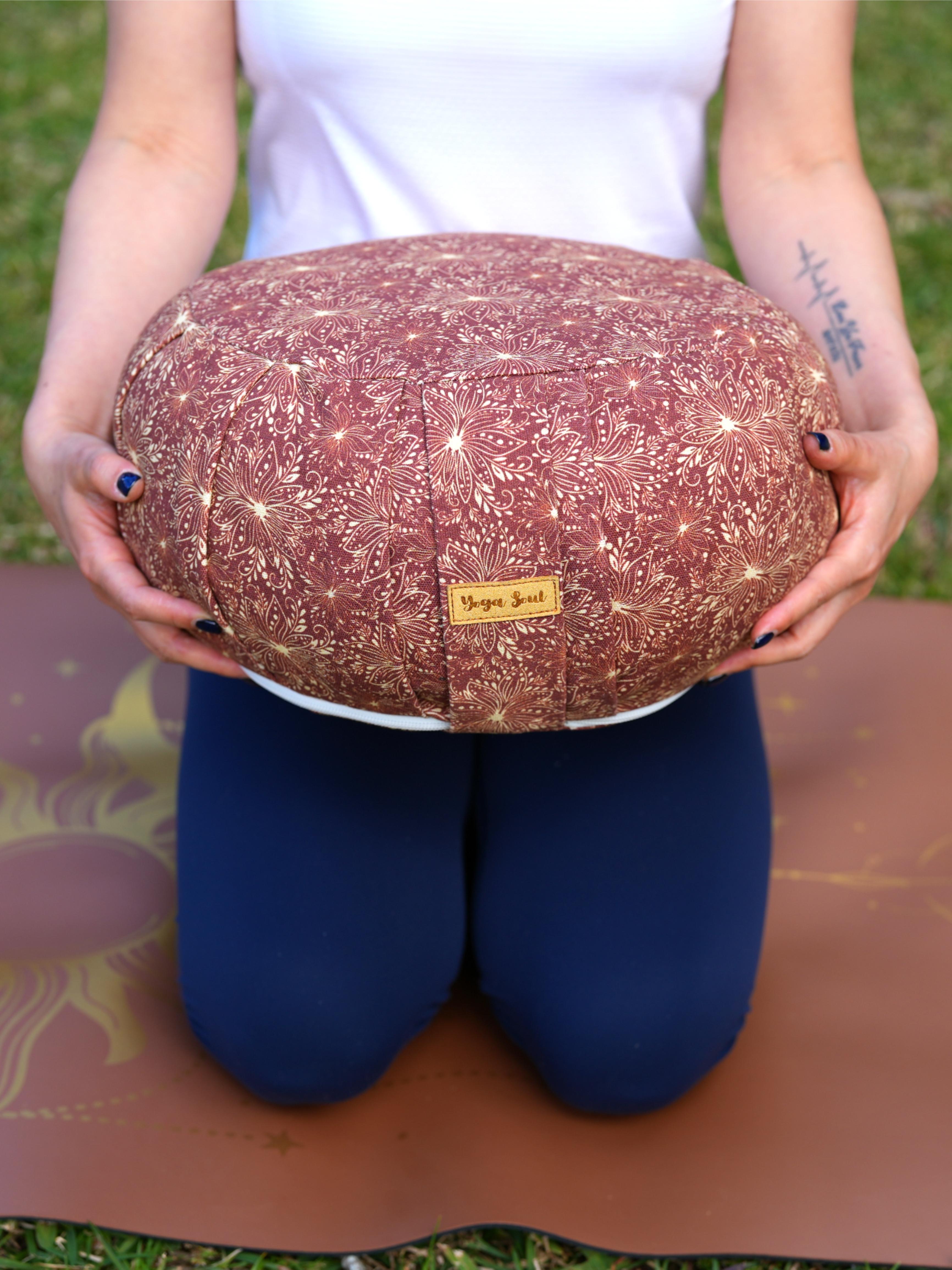 ZAFU Meditation Cushion | Lotus | Chocolate