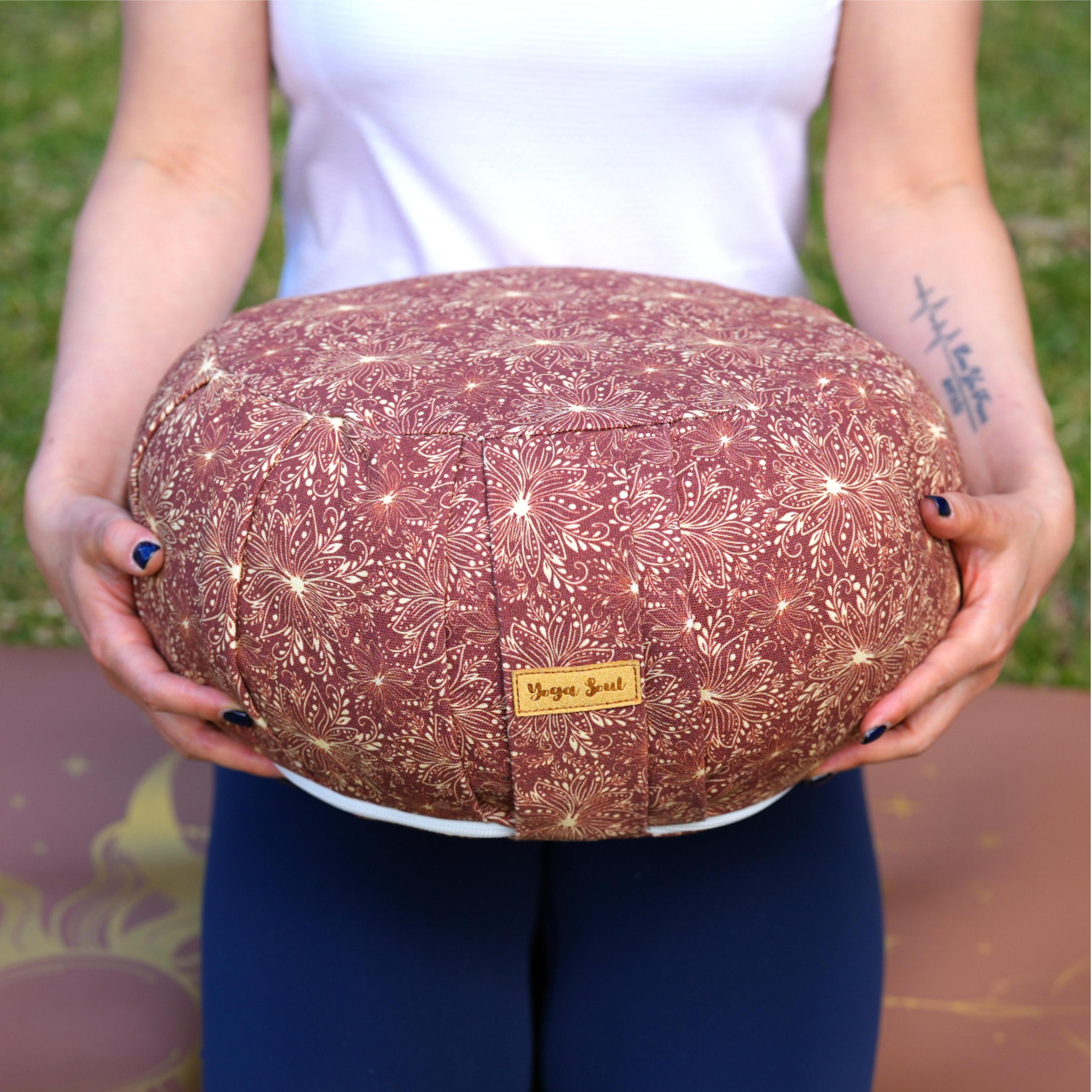ZAFU Meditation Cushion | Lotus | Chocolate