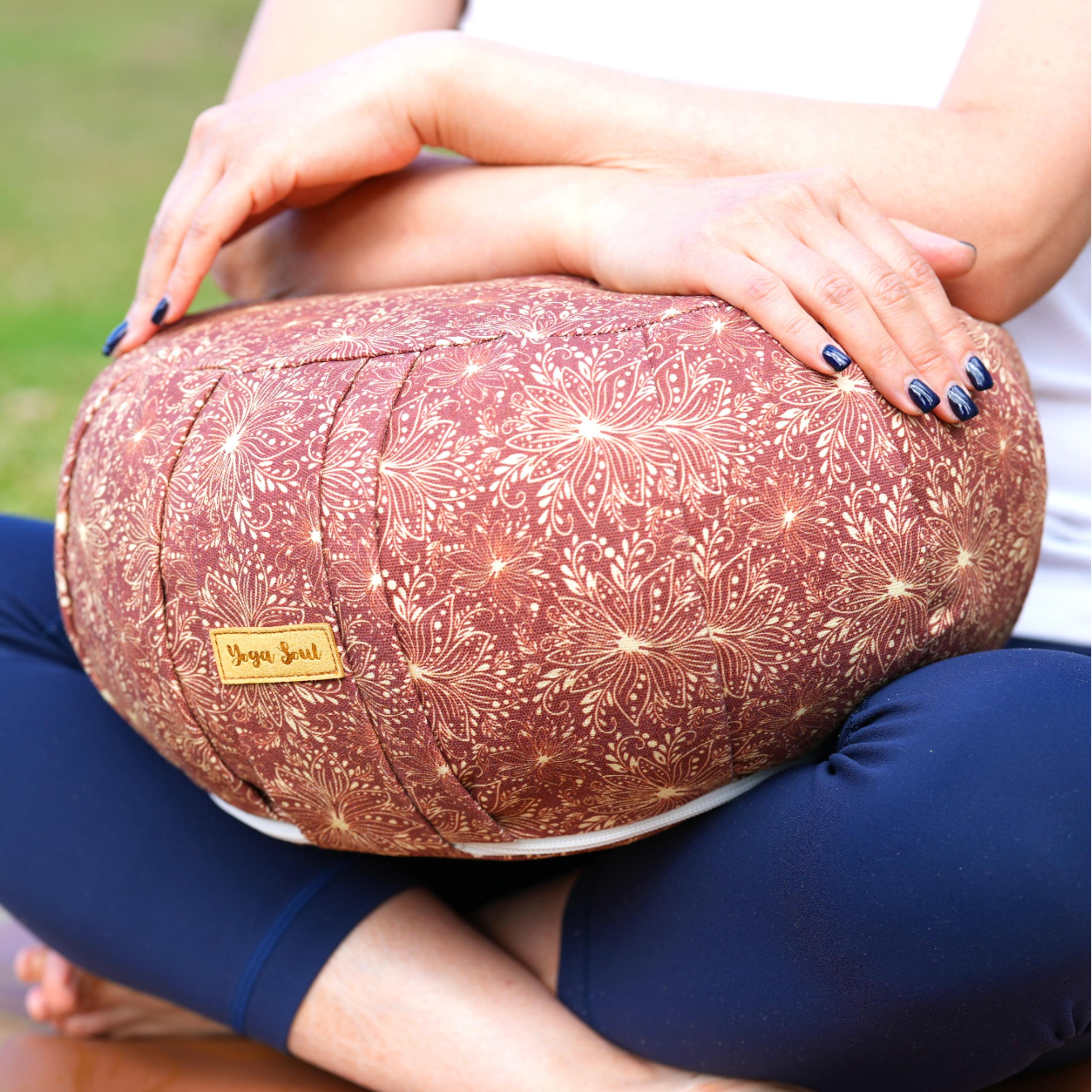 ZAFU Meditation Cushion | Lotus | Chocolate