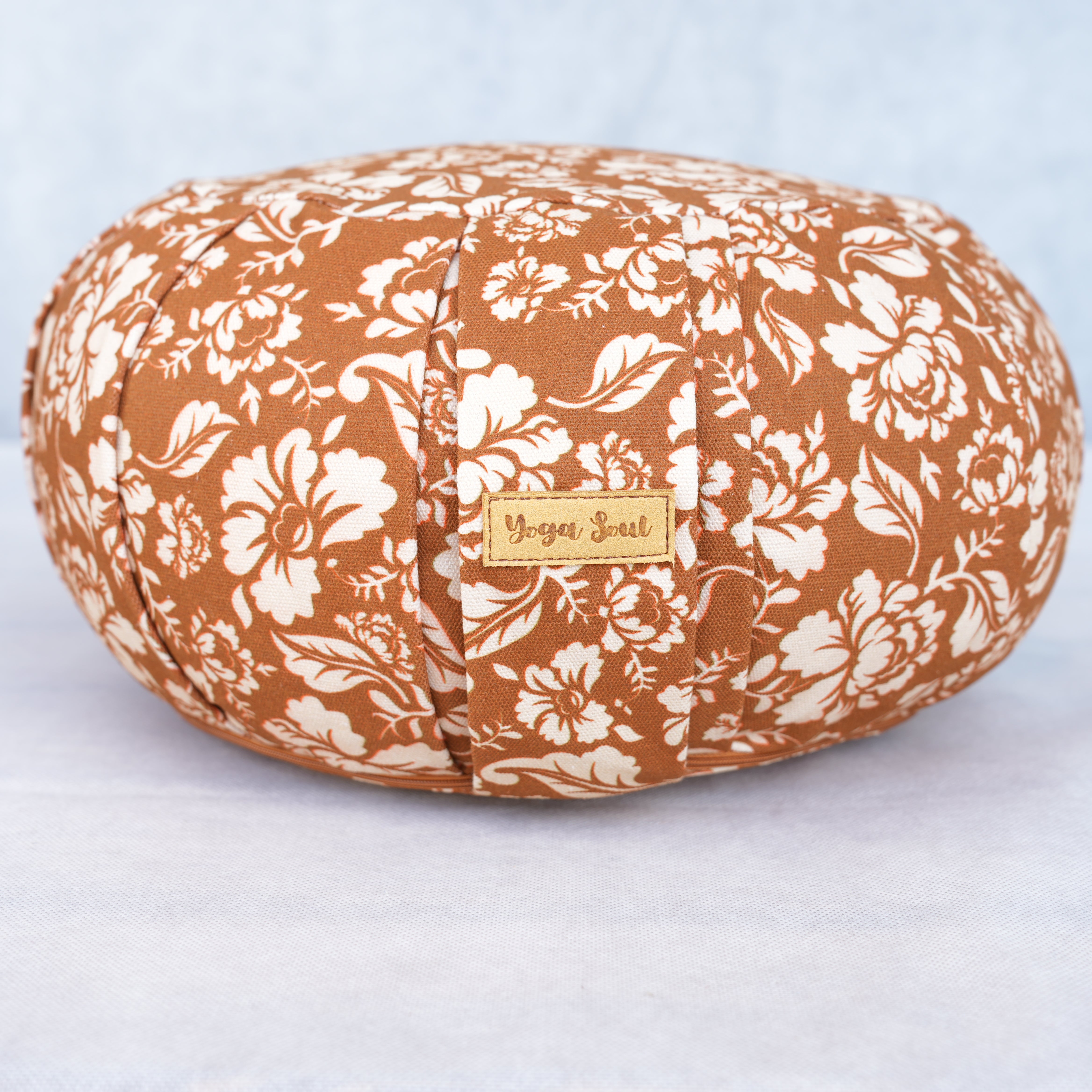 ZAFU Meditation Cushion | Ananda Rose | Bhumi Caramel