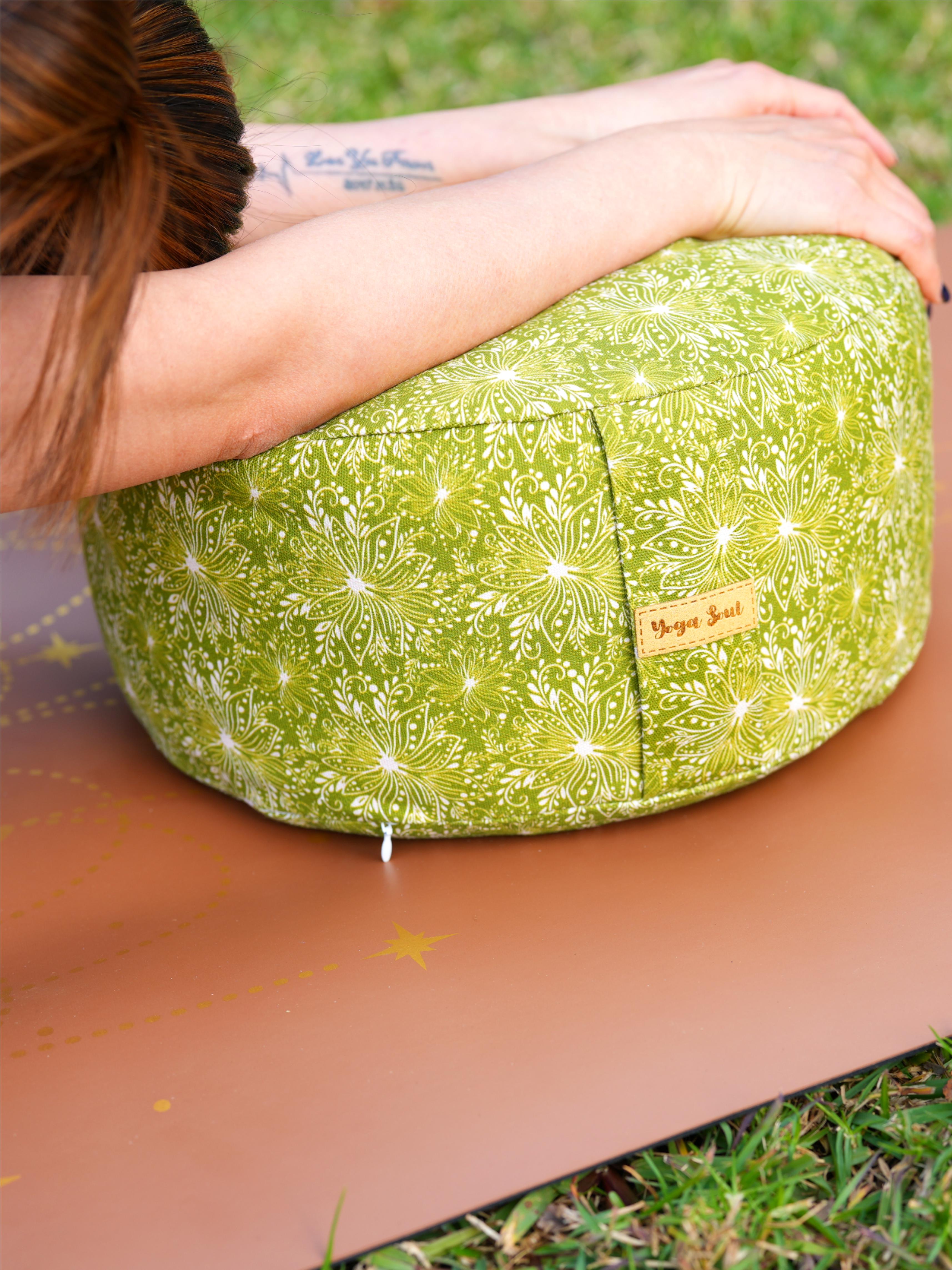 RONDO Meditation Cushion | Lotus | Olive Green