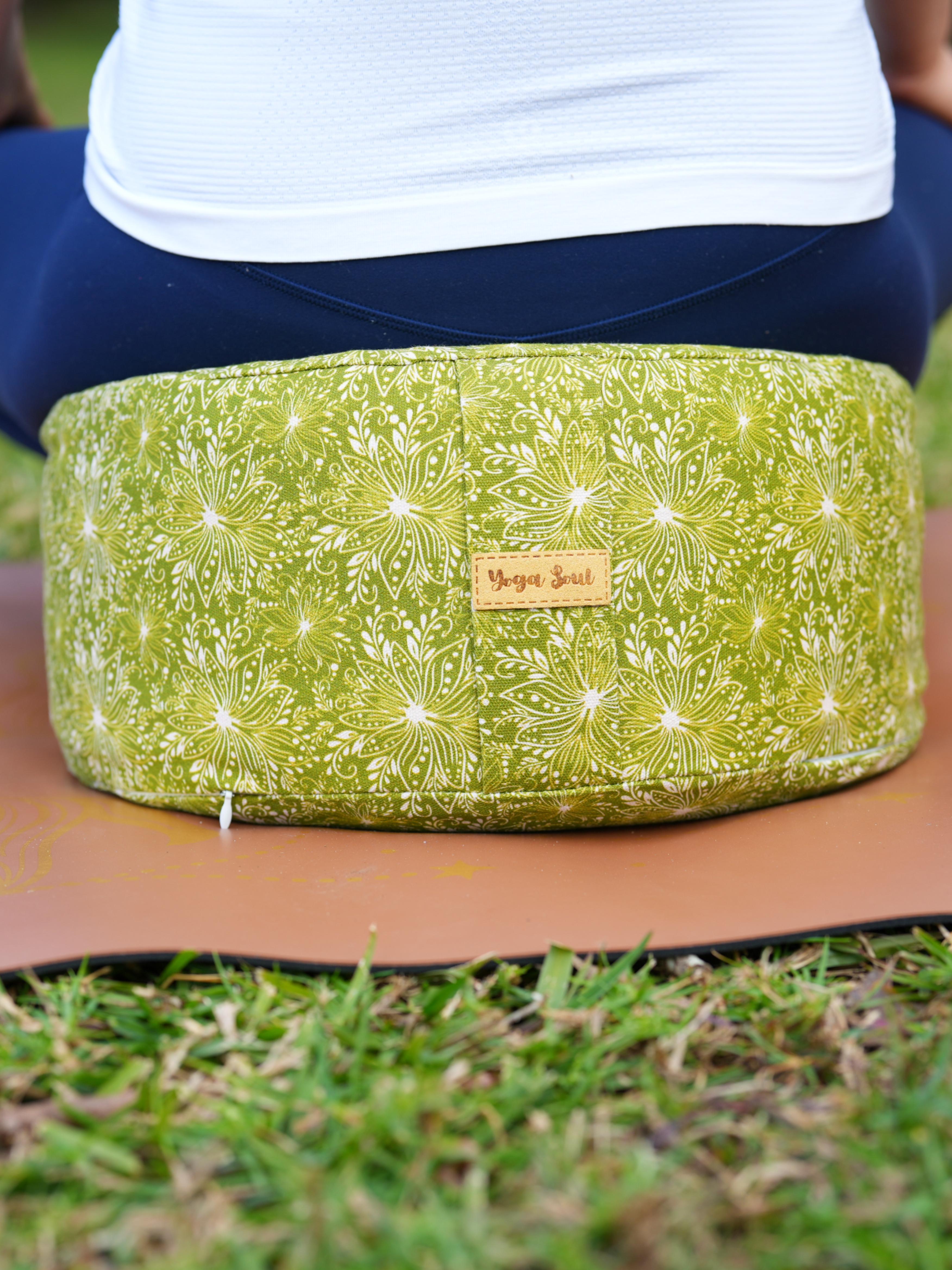 RONDO Meditation Cushion | Lotus | Olive Green