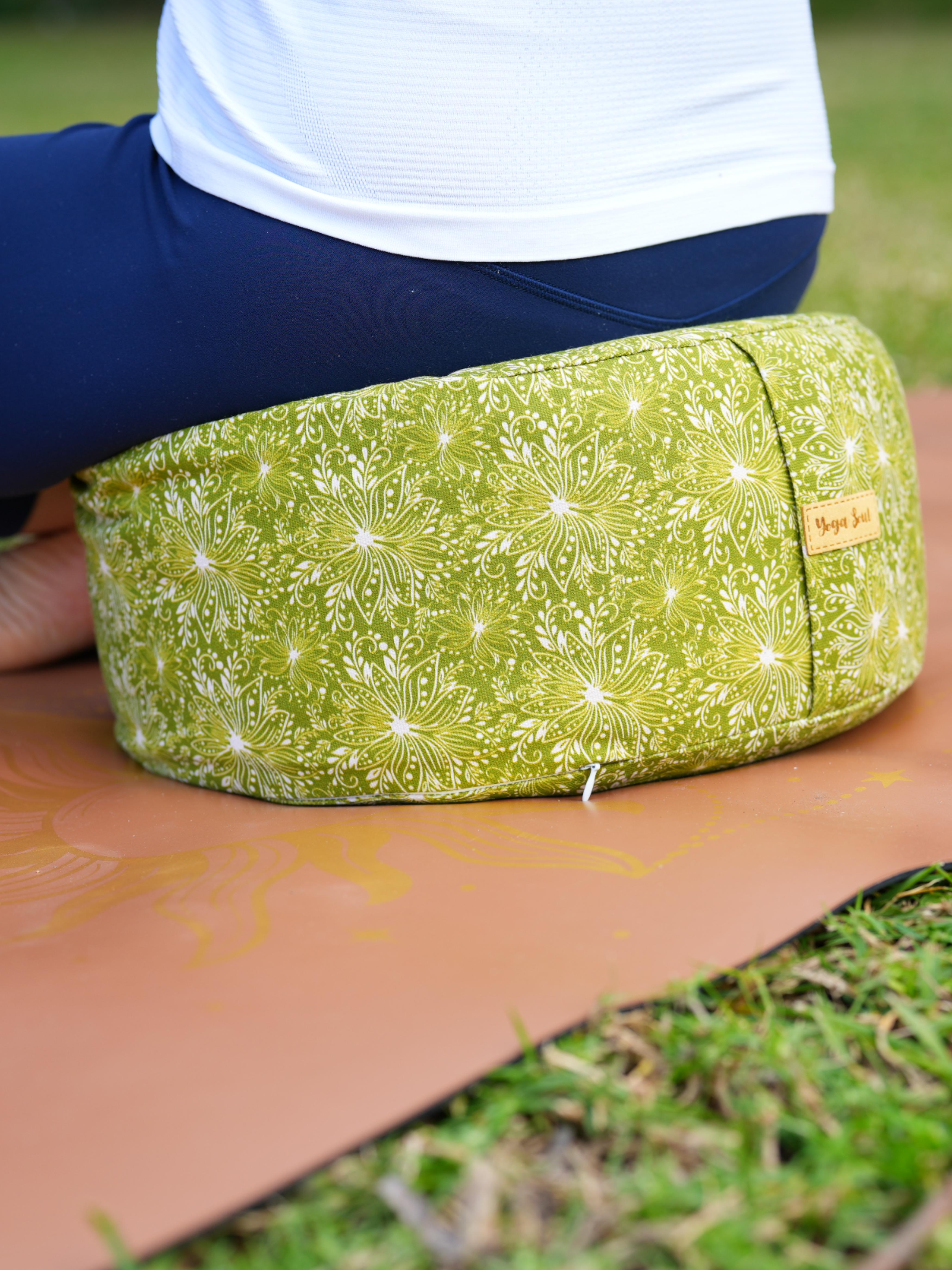 RONDO Meditation Cushion | Lotus | Olive Green