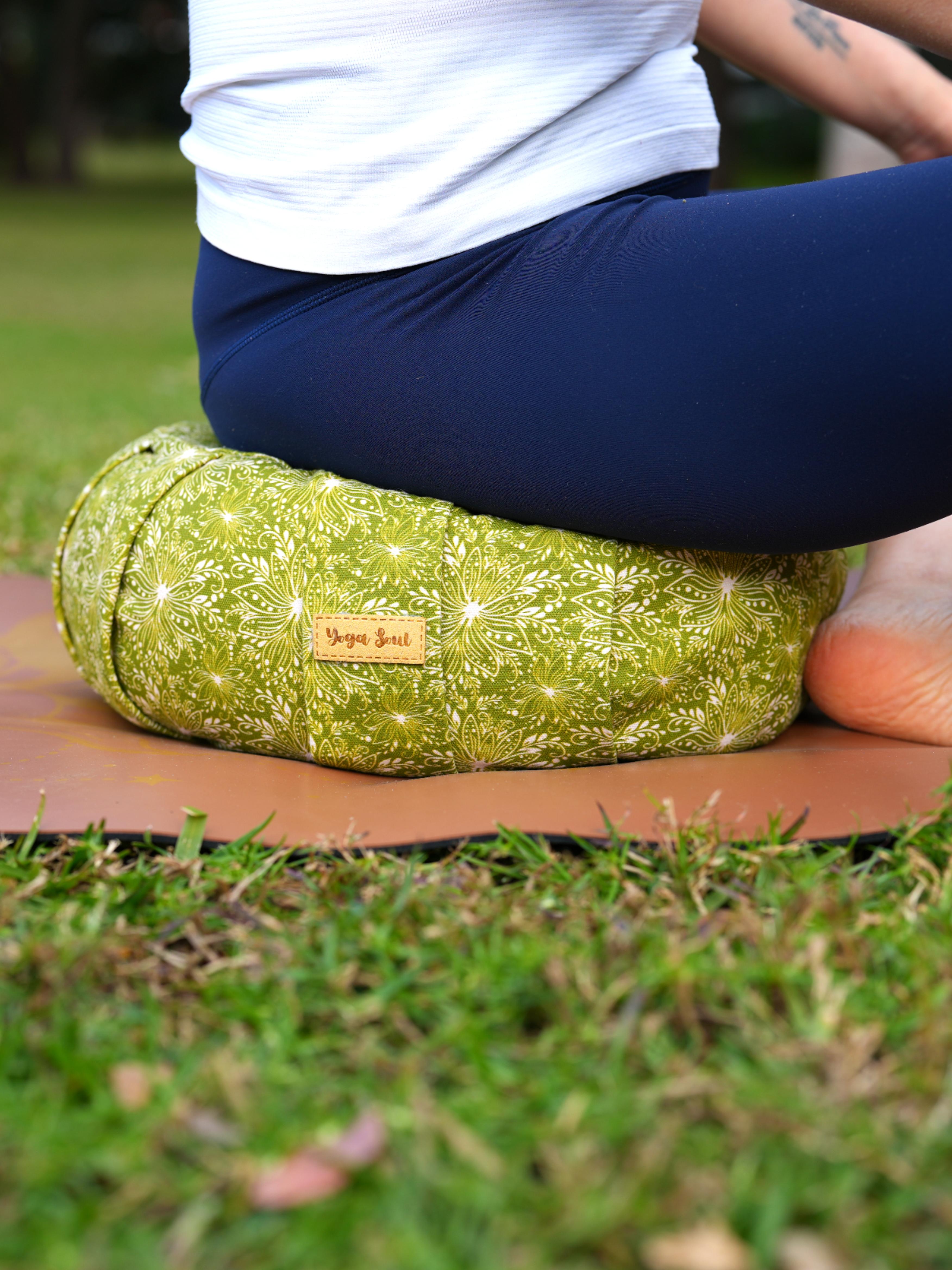 ZAFU Meditation Cushion | Lotus | Olive Green