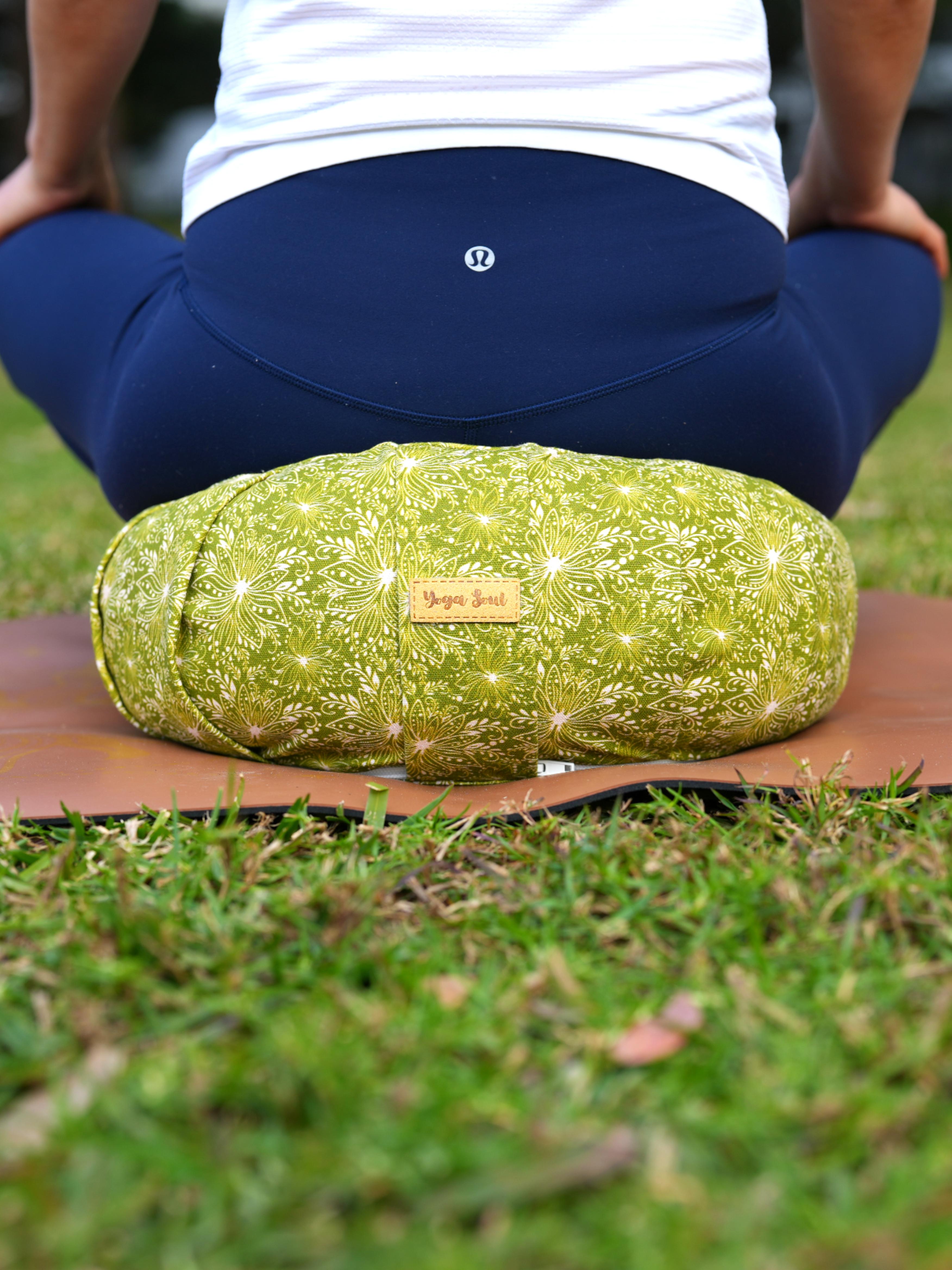 ZAFU Meditation Cushion | Lotus | Olive Green