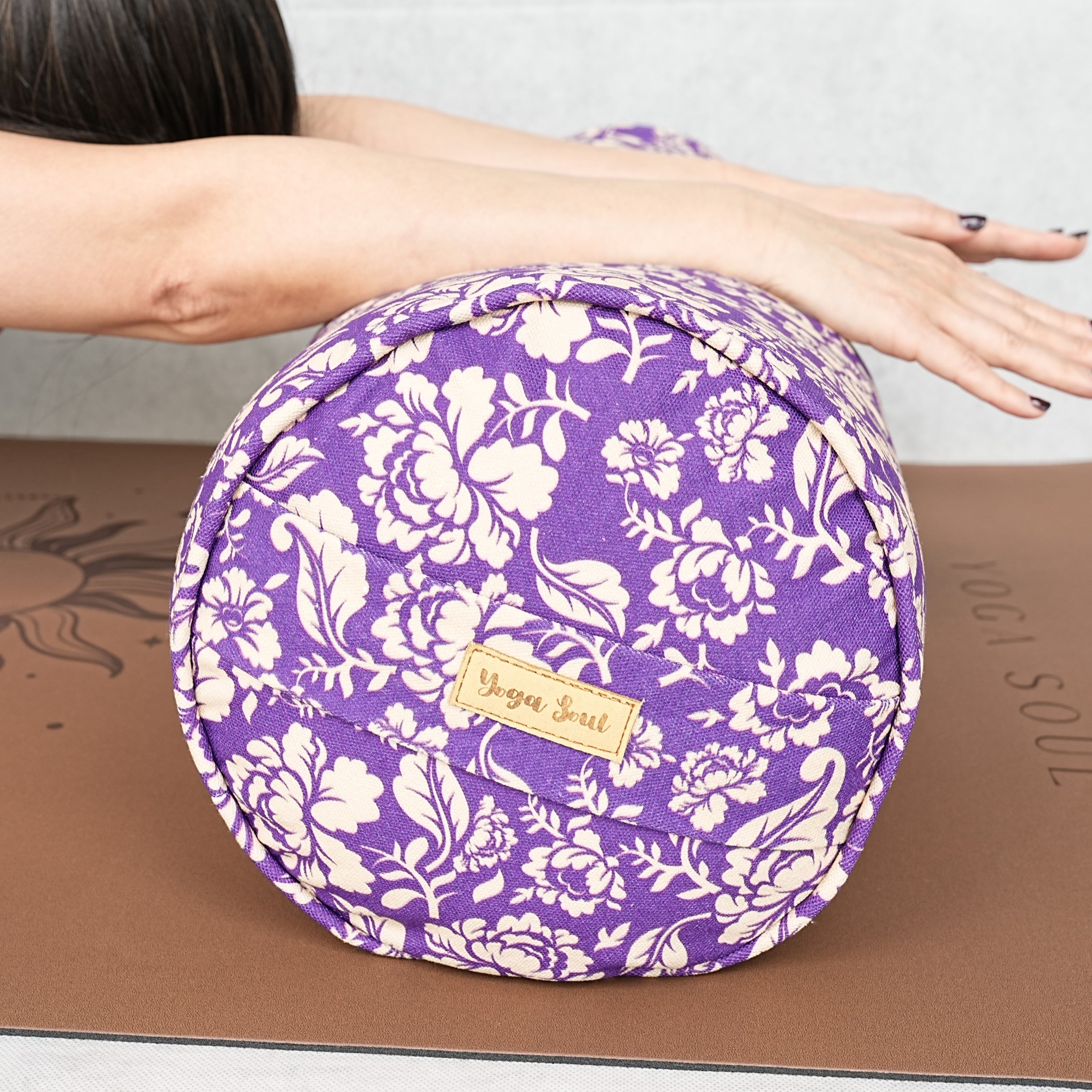 Round Yoga Bolster | Ananda Rose | Mystic Violet