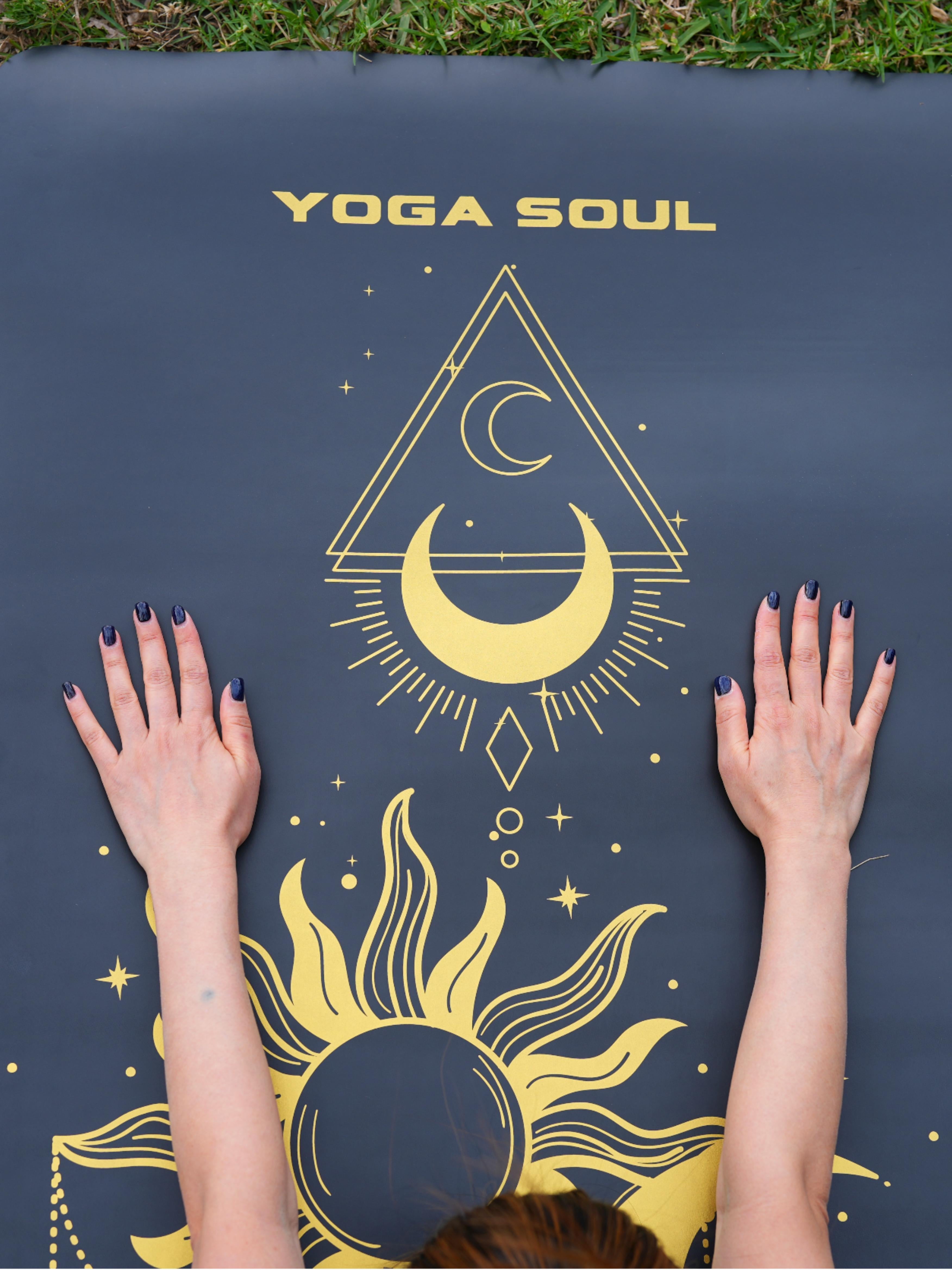 PowerPro Yoga Mat | Black + Strap
