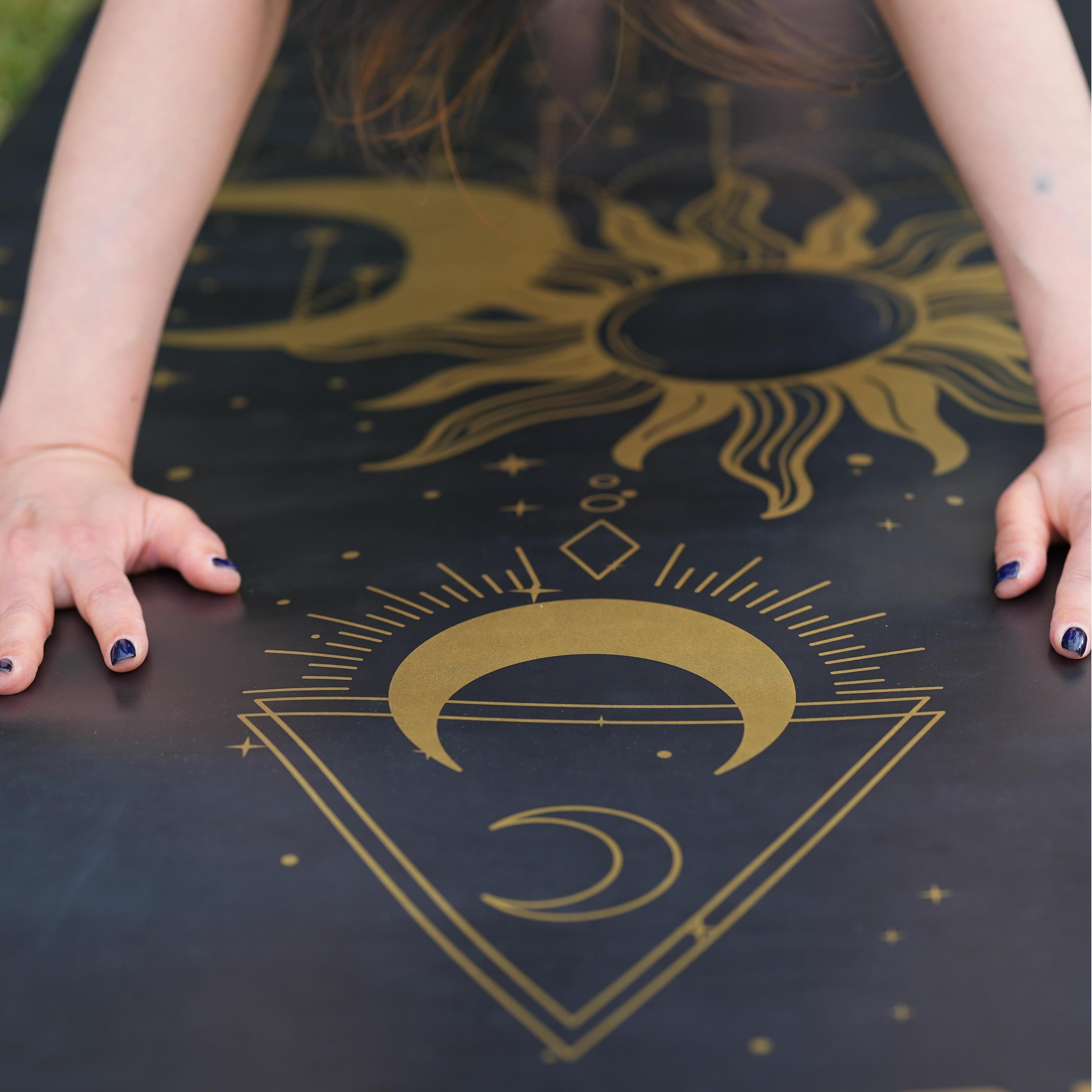 PowerPro Yoga Mat | Black + Strap