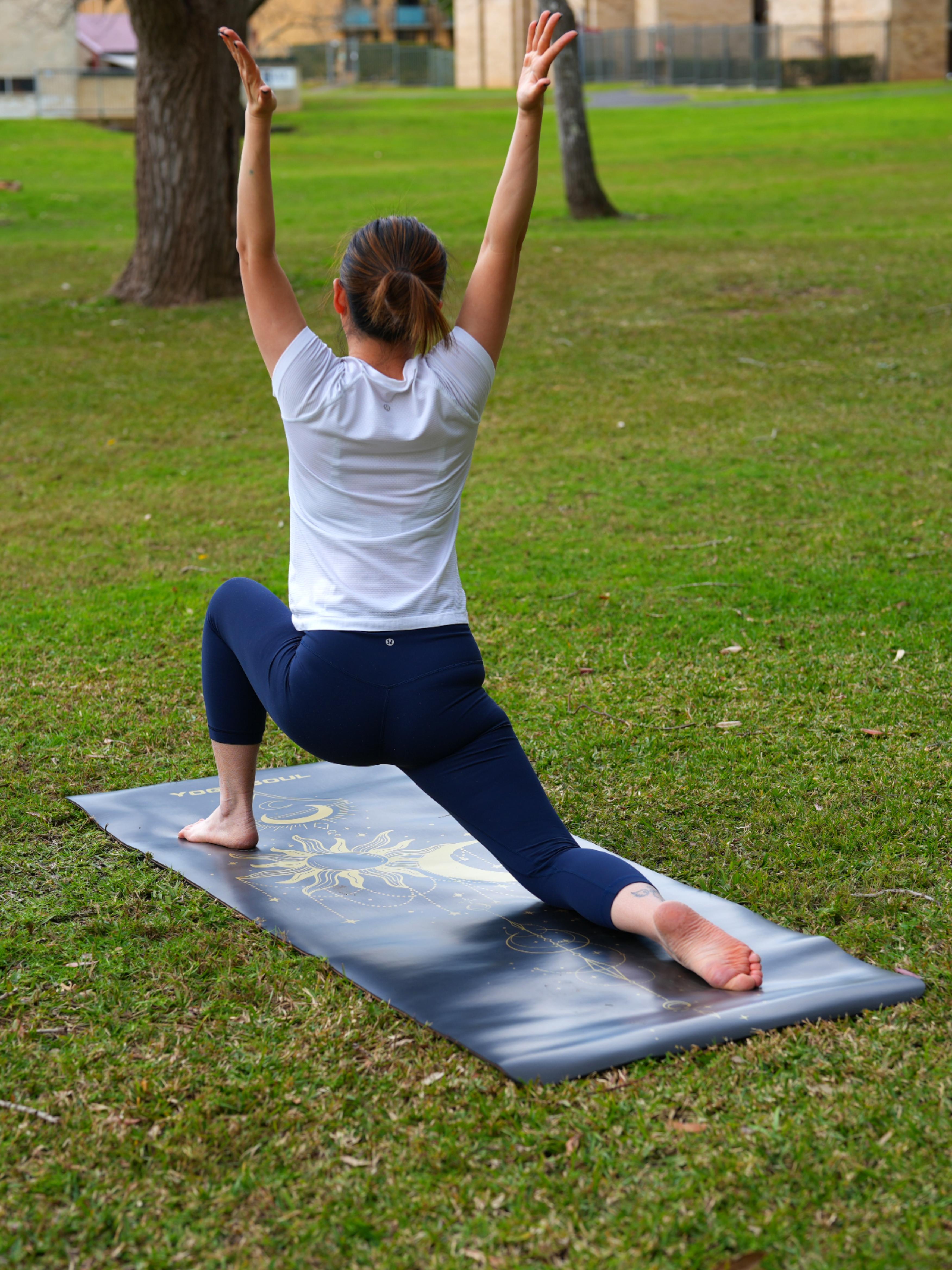 PowerPro Yoga Mat | Black + Strap